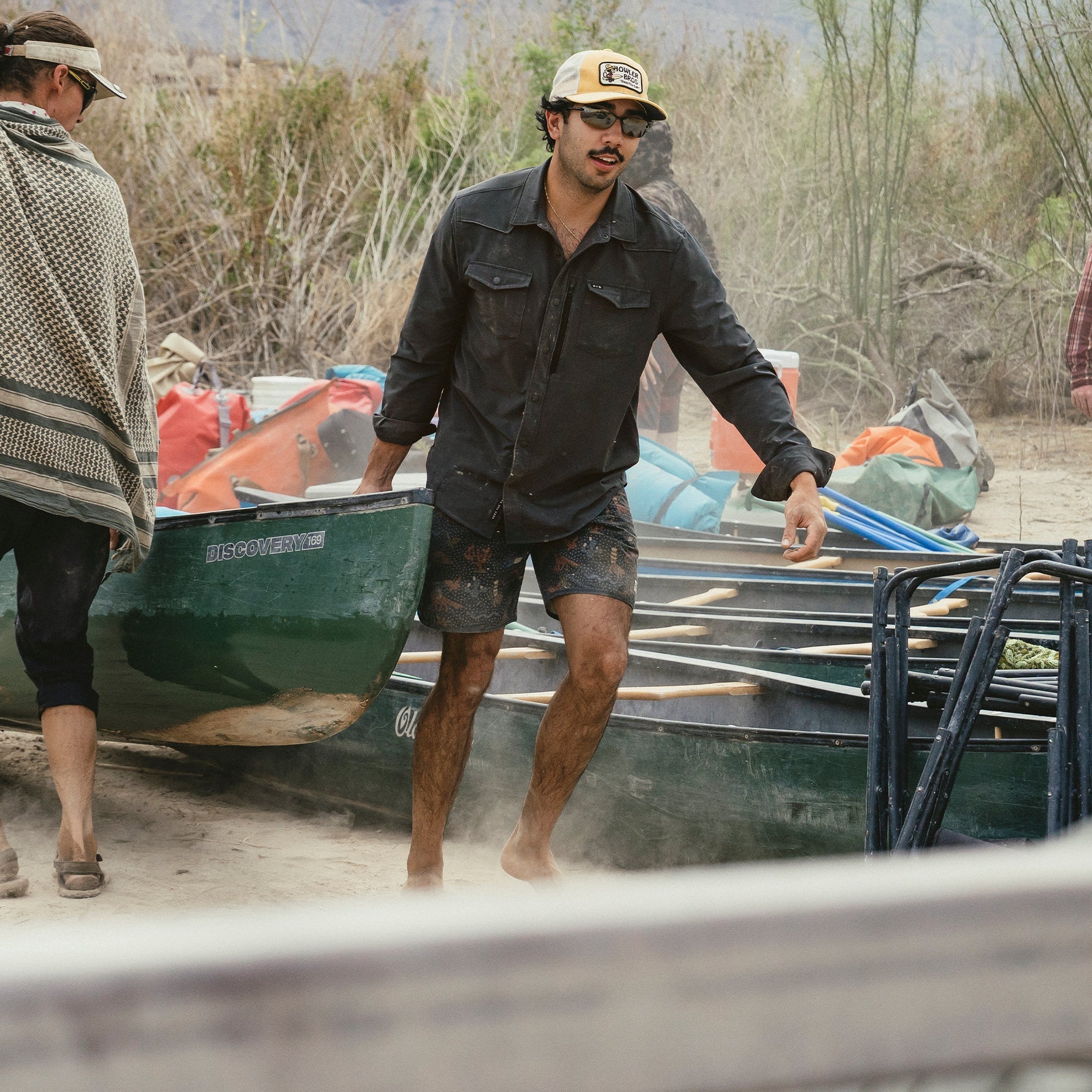 Emerger Tech Longsleeve - Antique Black | UPF Outdoor Shirt