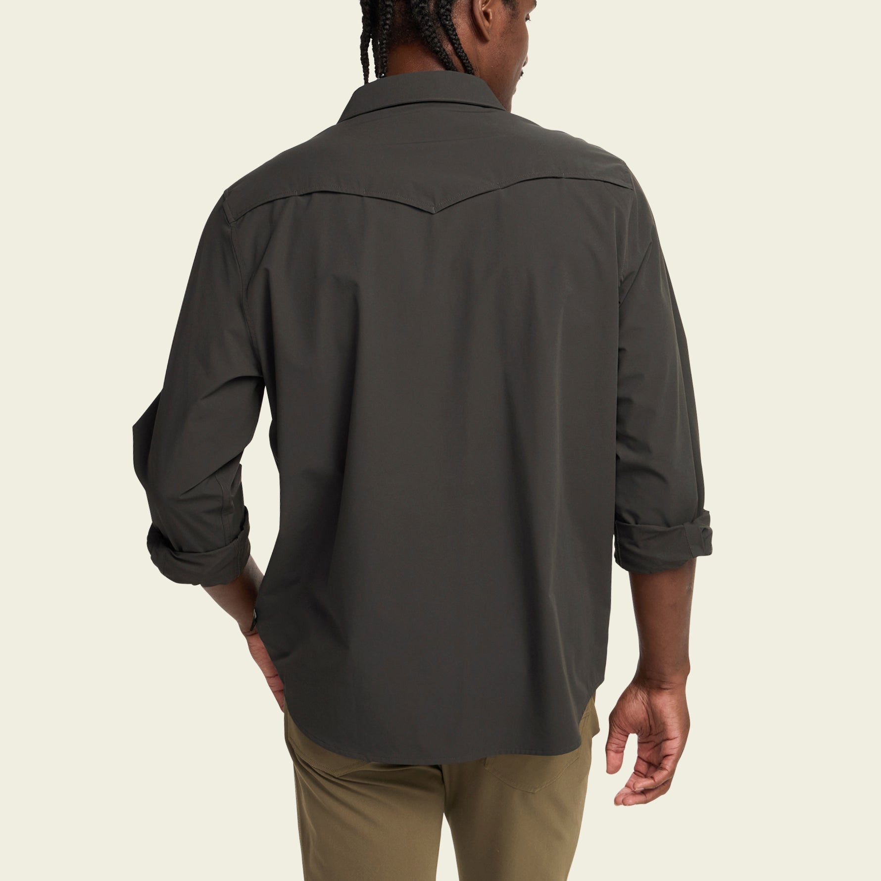 Emerger Tech Longsleeve - Antique Black | UPF Outdoor Shirt