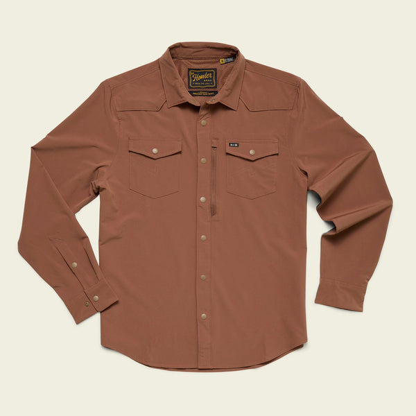トップス BASERANGE Galu Shirt Mar Brown Emerger Tech Longsleeve - Mink Brown – HOWLER BROTHERS