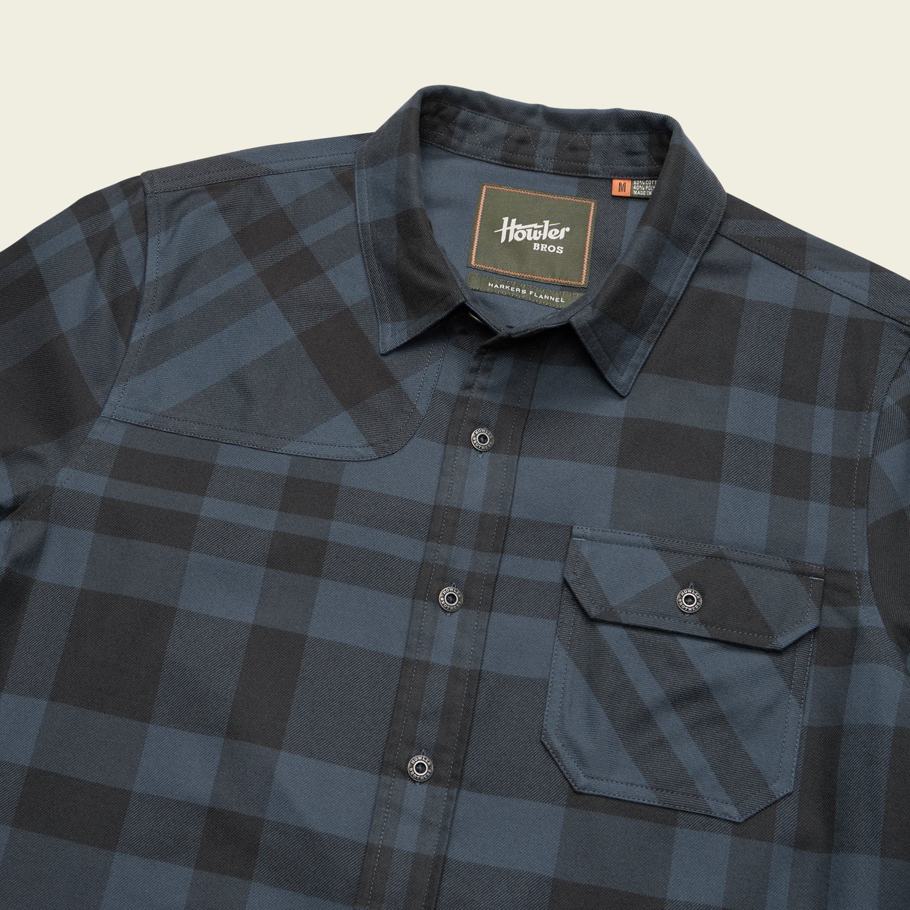 Harker's Flannel - Mega Plaid : Petrol – HOWLER BROTHERS