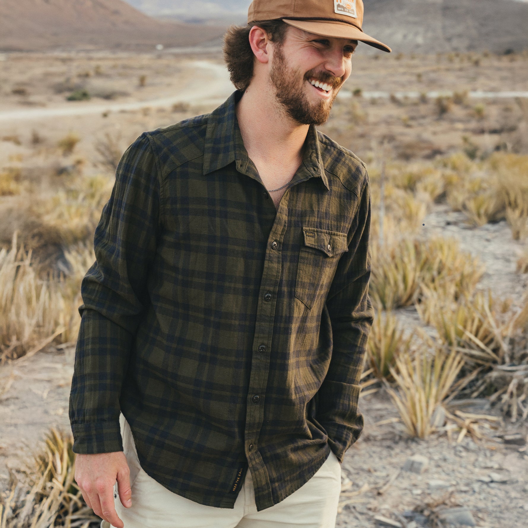 La Grange Lightweight Flannel - Cohen Plaid : Dark Olive – HOWLER