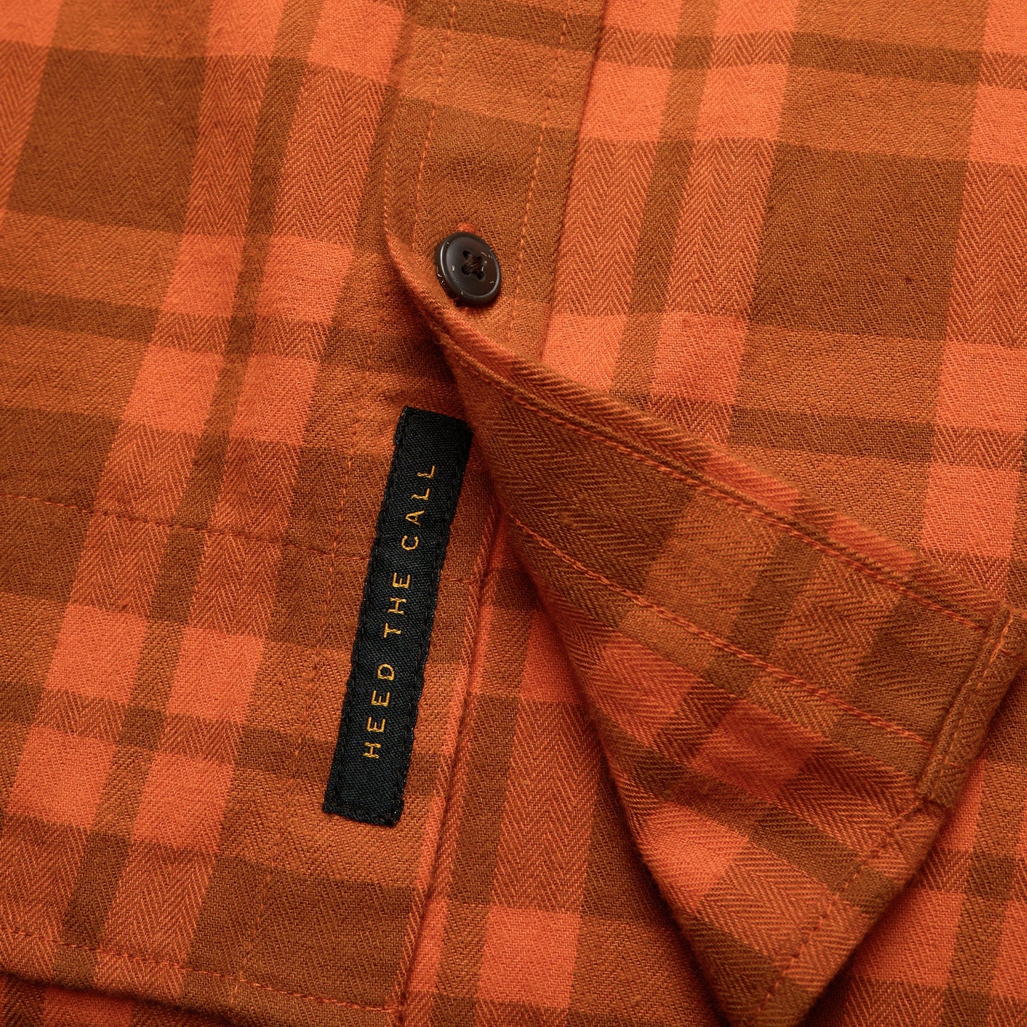La Grange Lightweight Flannel - Cohen Plaid : Pumpkin