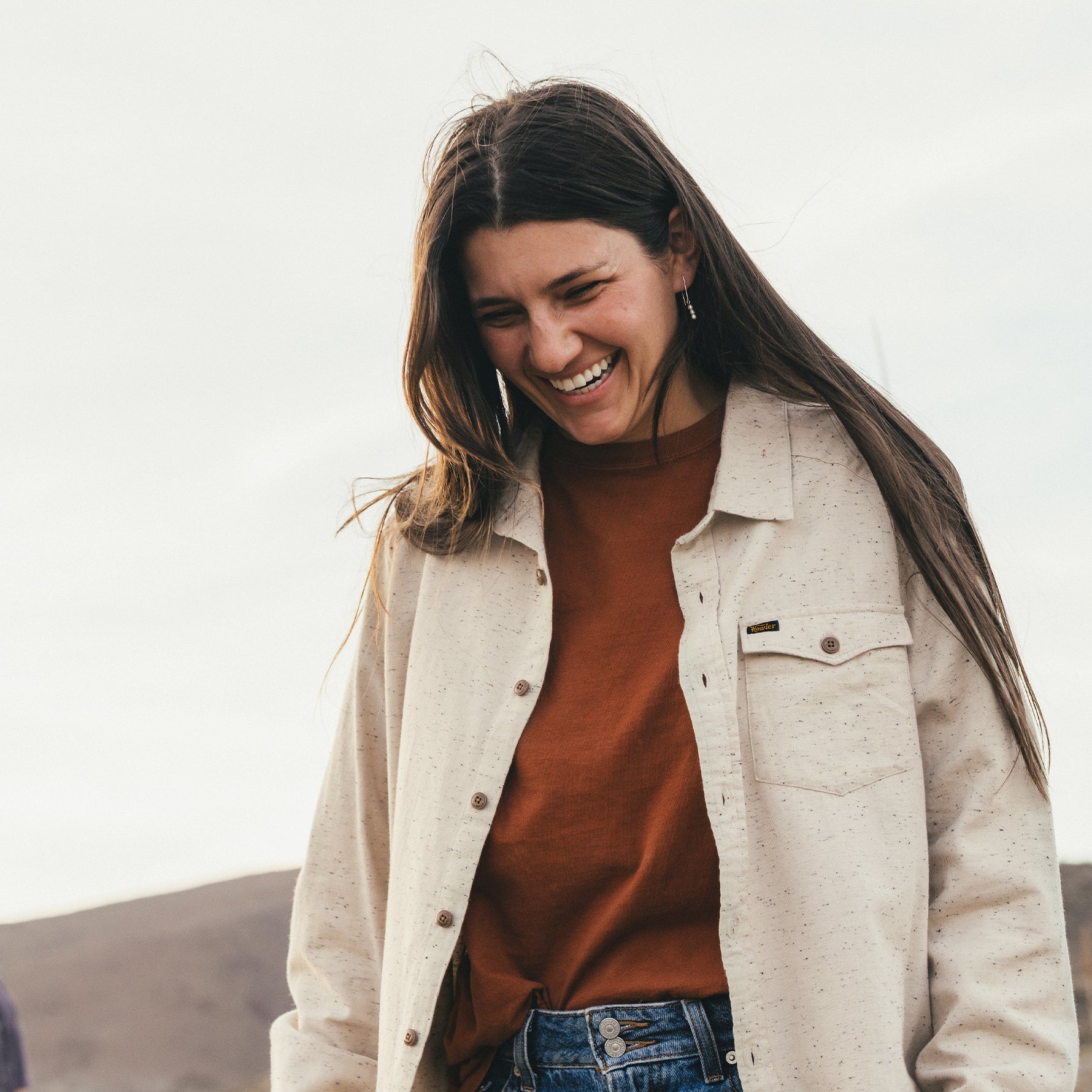La Grange Lightweight Flannel - Speckled Sand – HOWLER BROTHERS