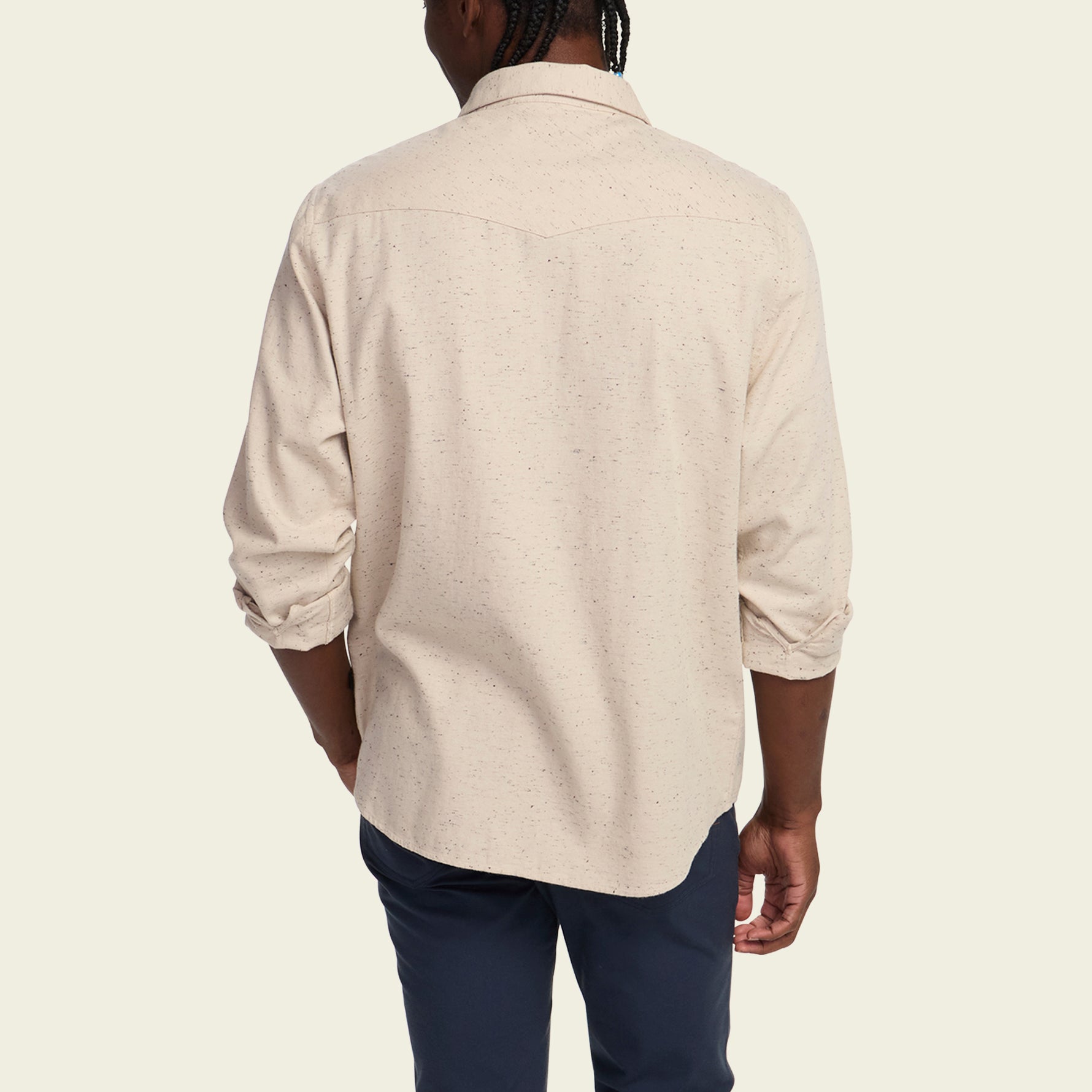 La Grange Lightweight Flannel - Speckled Sand – HOWLER BROTHERS