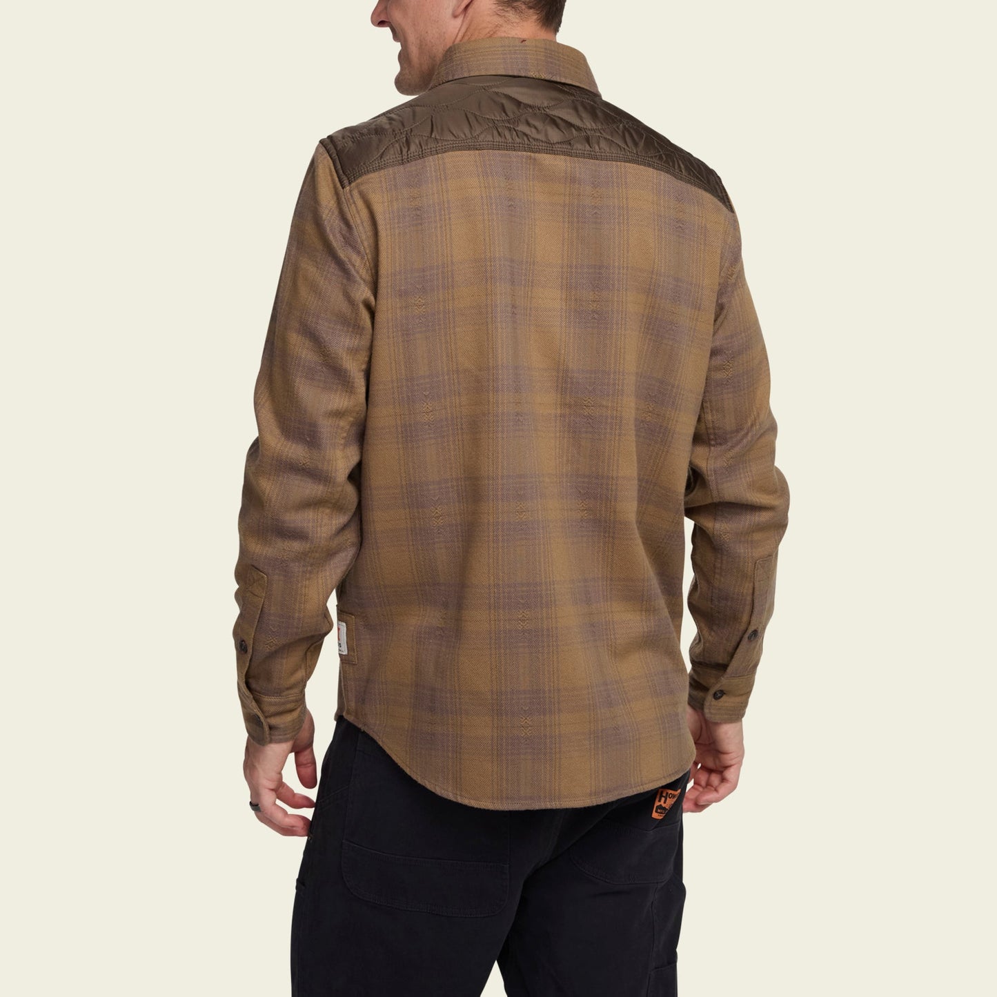 Quintana Quilted Flannel - Big Barrett Plaid : Swamp