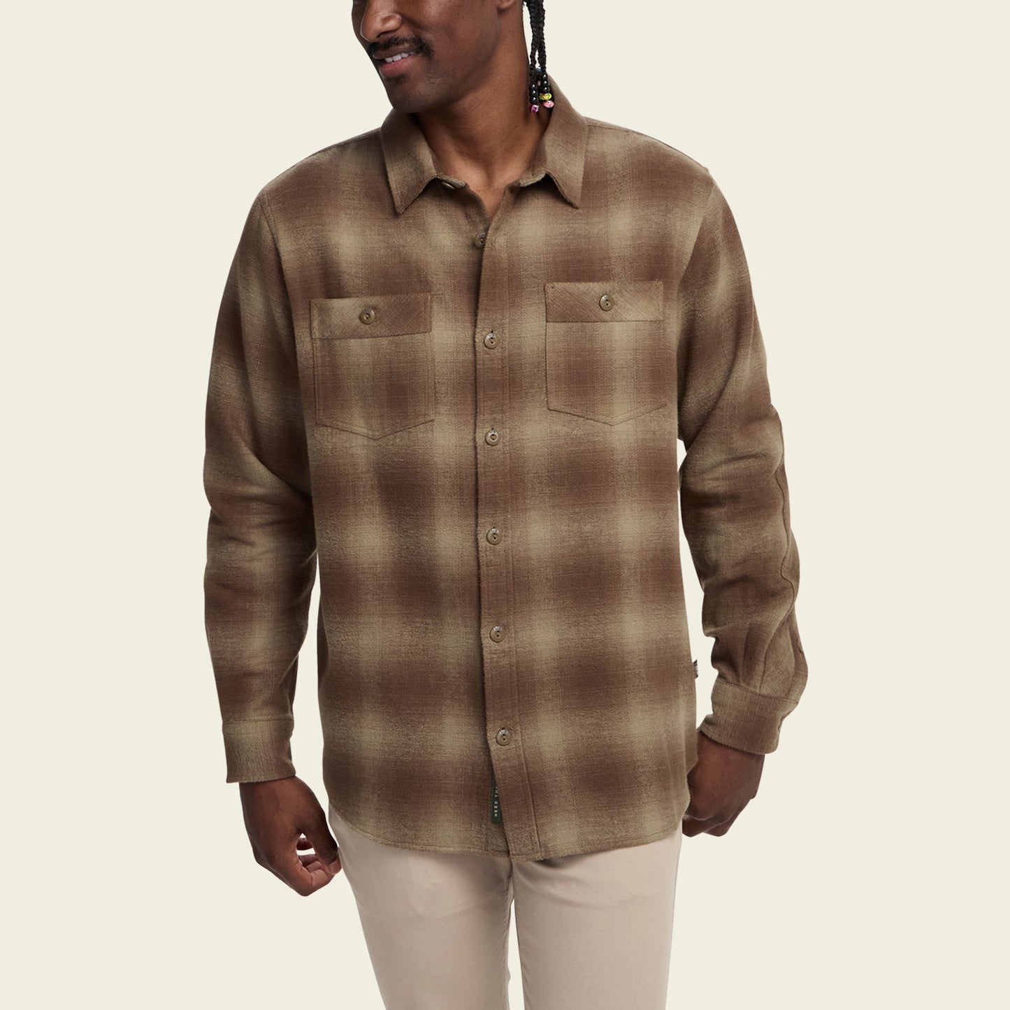 Rodanthe Blanket Flannel - Emmett Plaid : Aloe