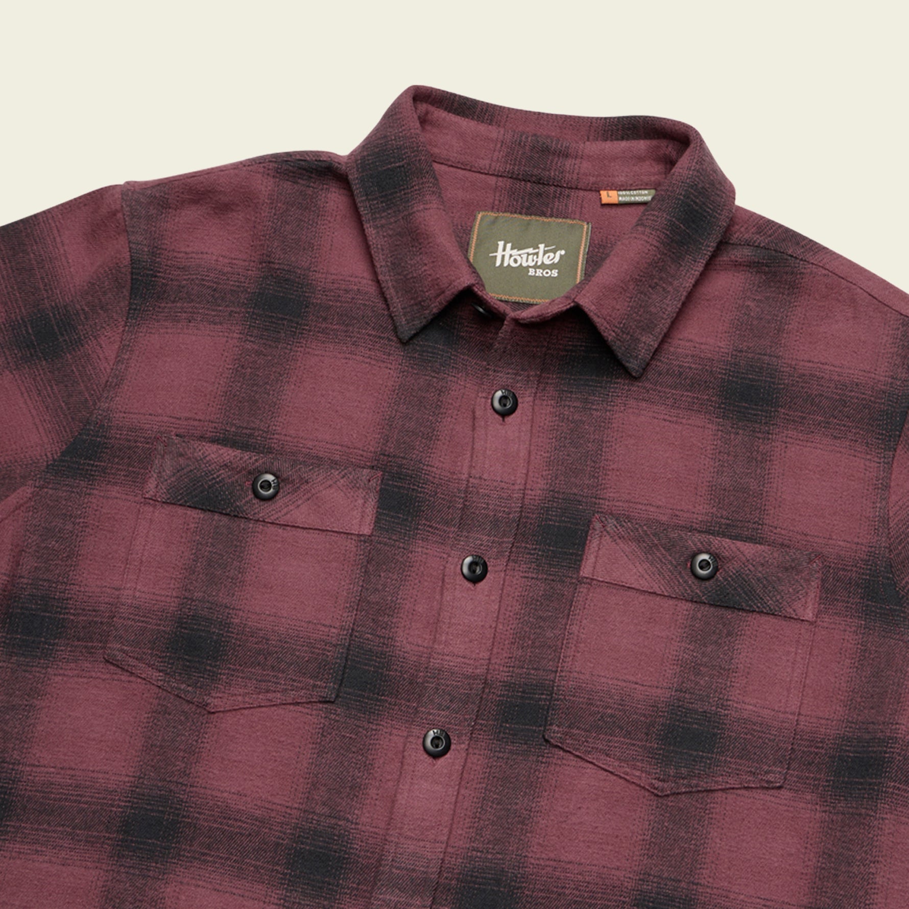 Rodanthe Blanket Flannel - Emmett Plaid : Plum Wine – HOWLER BROTHERS