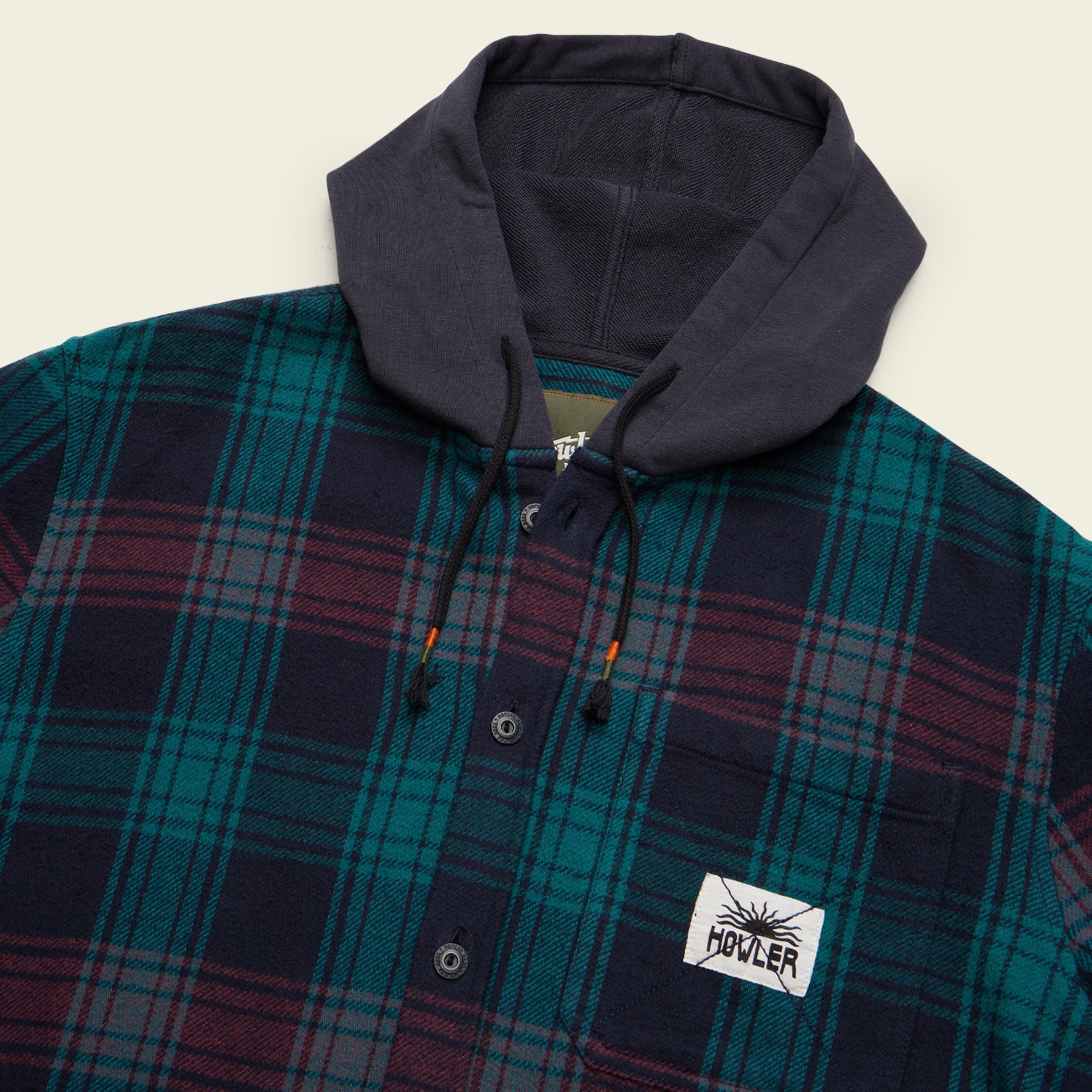 Salvo Hooded Blanket Flannel - Mesa Plaid : Midnight – HOWLER BROTHERS