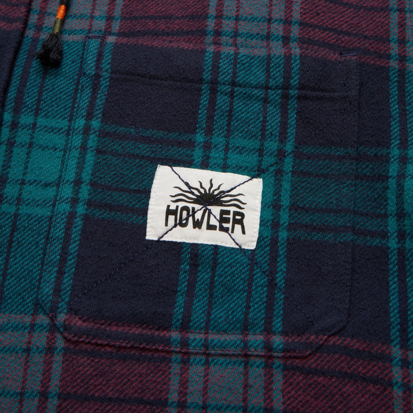 Salvo Hooded Blanket Flannel - Mesa Plaid : Midnight