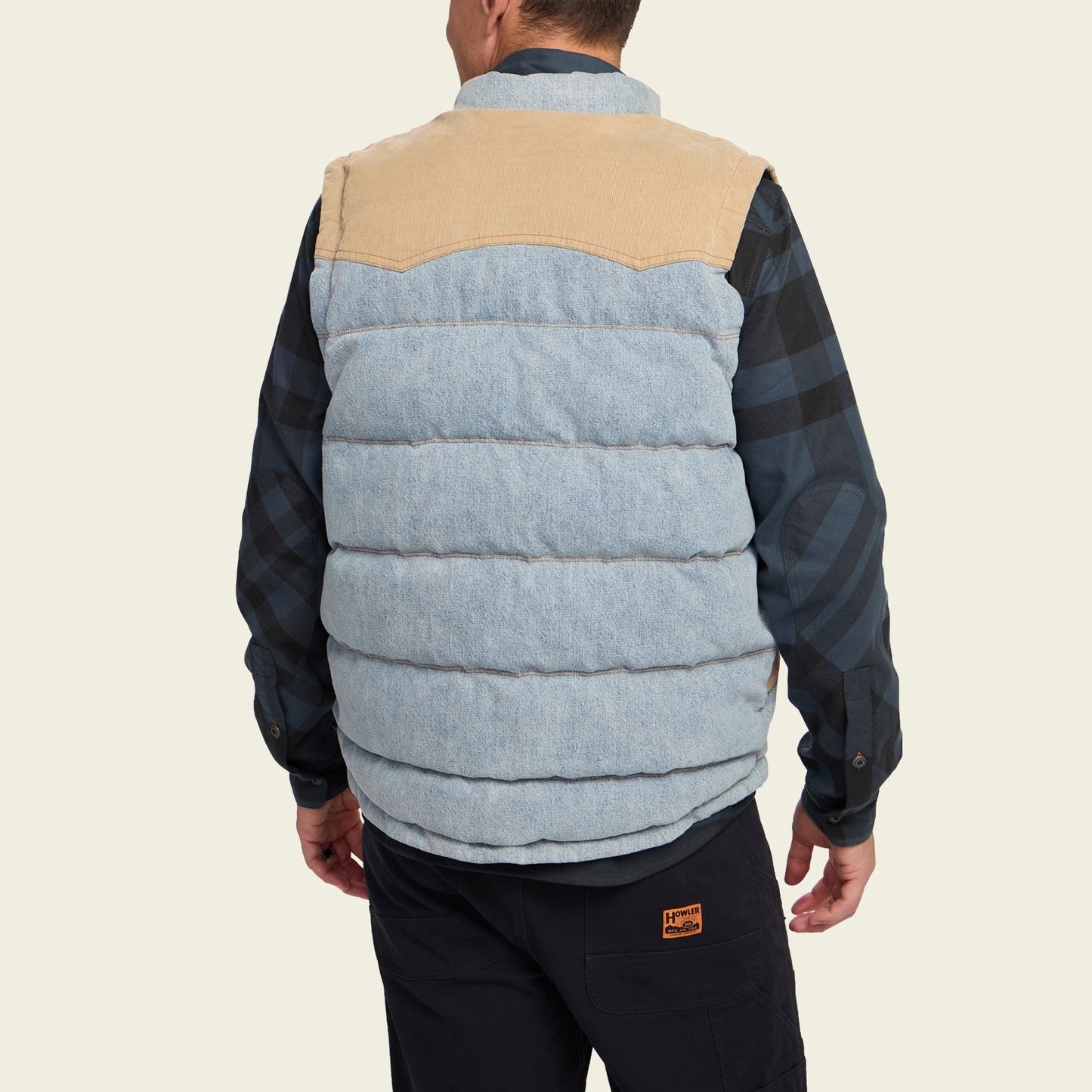 Denim Rounder Vest - Sky Denim / Dirt