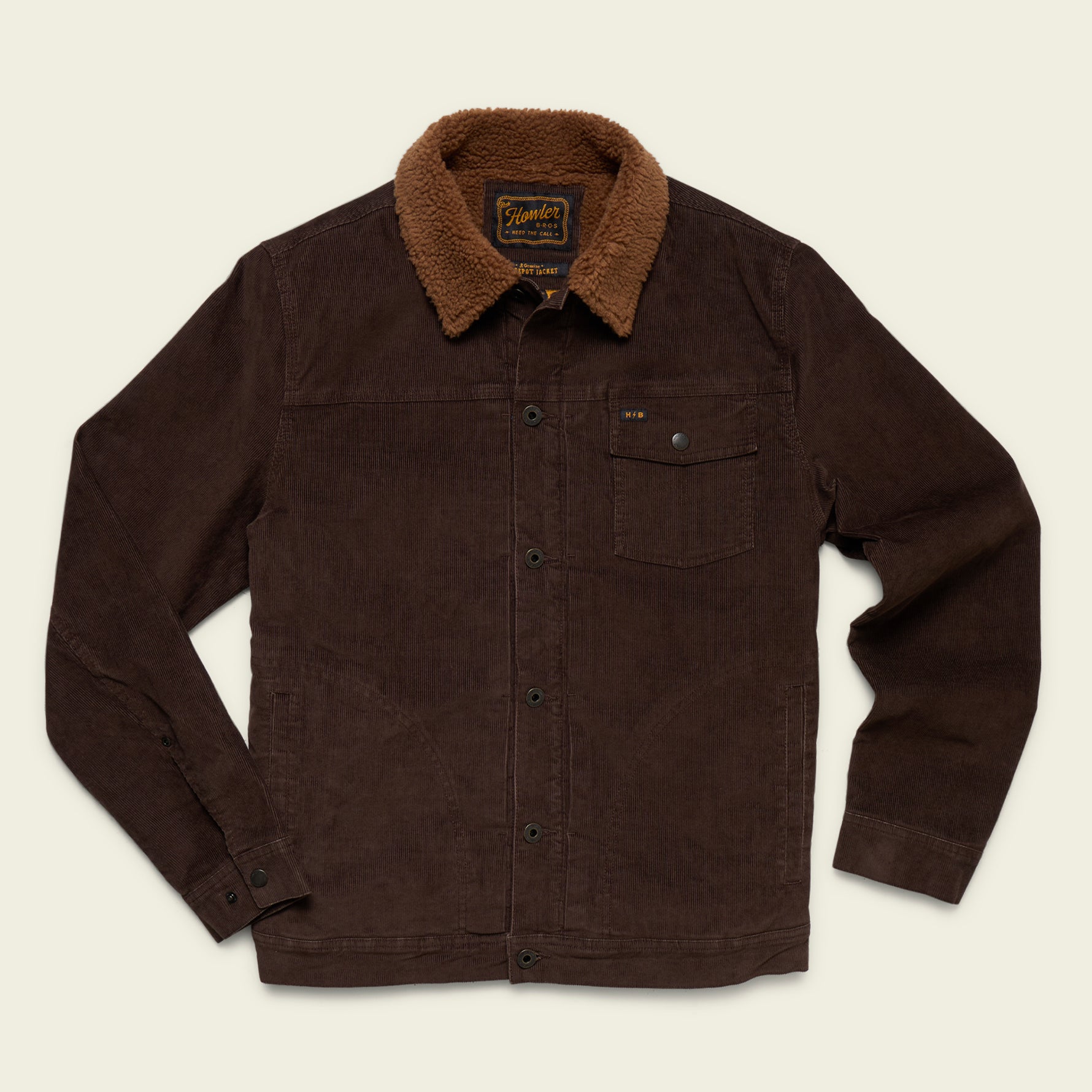 Fuzzy Depot Jacket - Bark – HOWLER BROTHERS