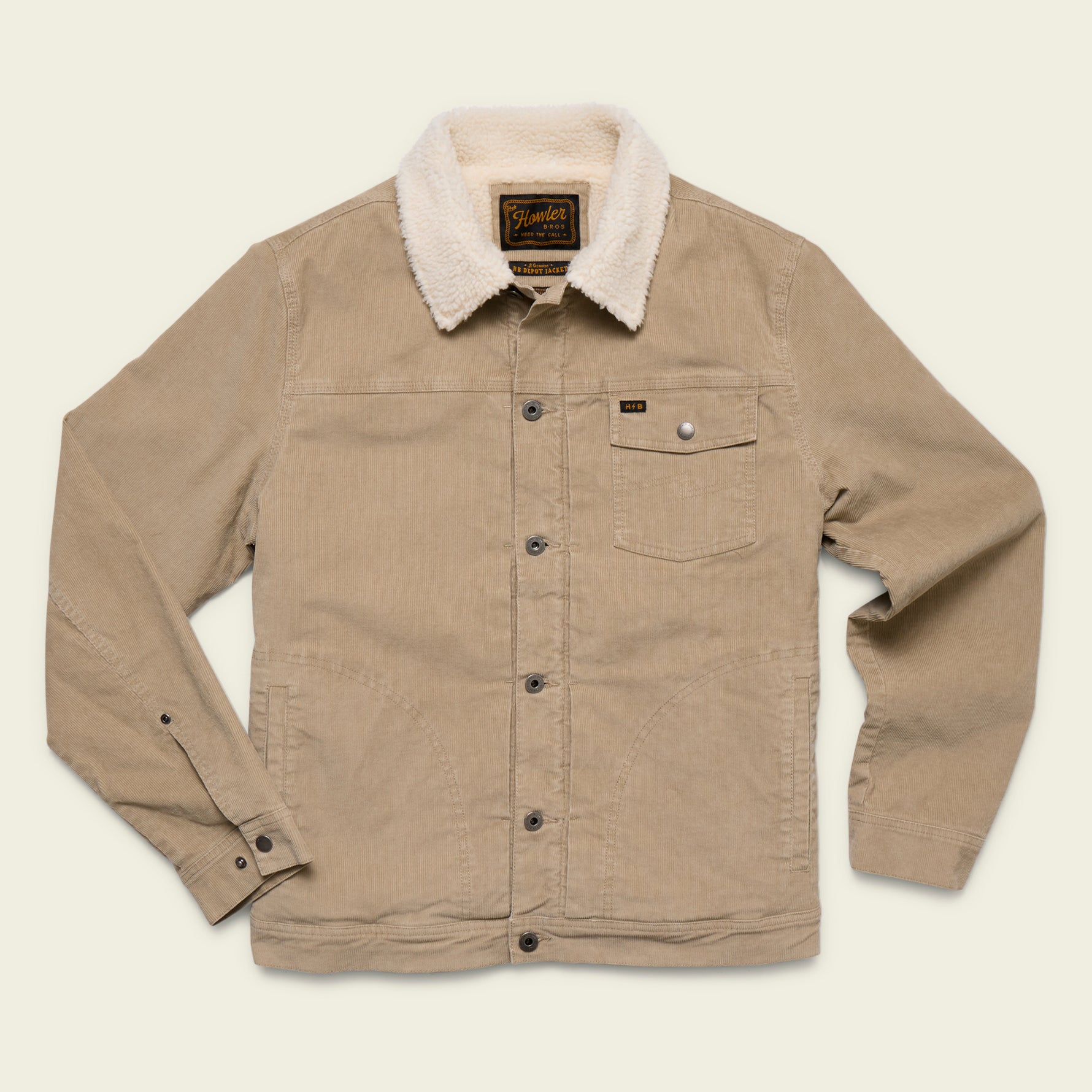Fuzzy Depot Jacket - Putty – HOWLER BROTHERS