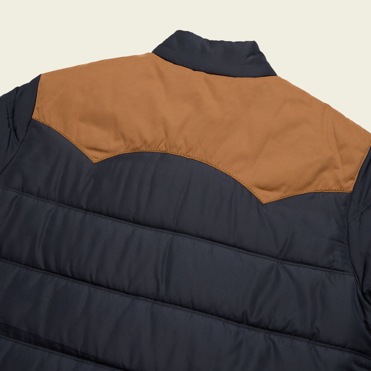 Rounder Quilted Jacket - Blue Dark / Duck Brown