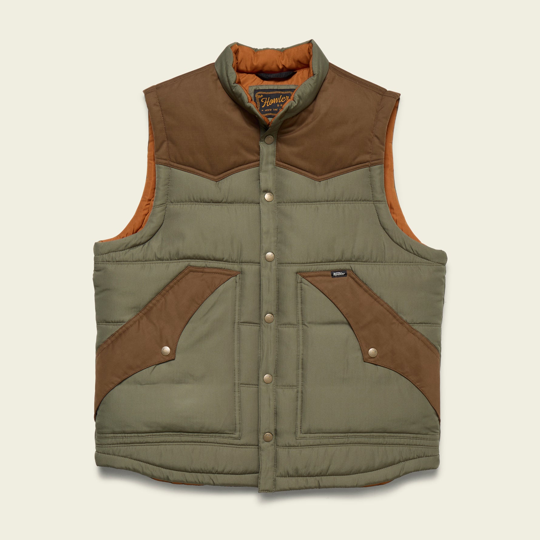 Rounder Vest - Oregano / Cocoa – HOWLER BROTHERS