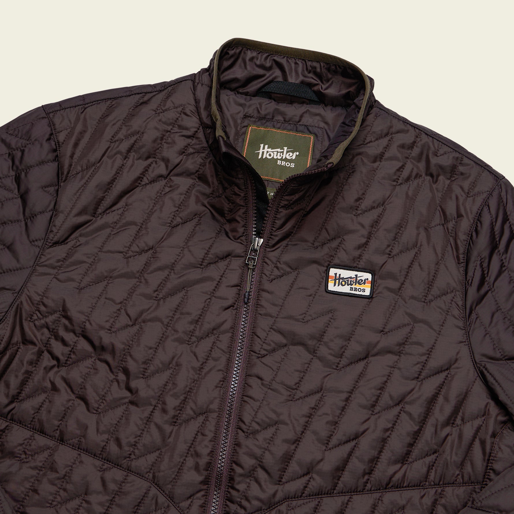 Voltage Quilted Jacket - Bark – HOWLER BROTHERS