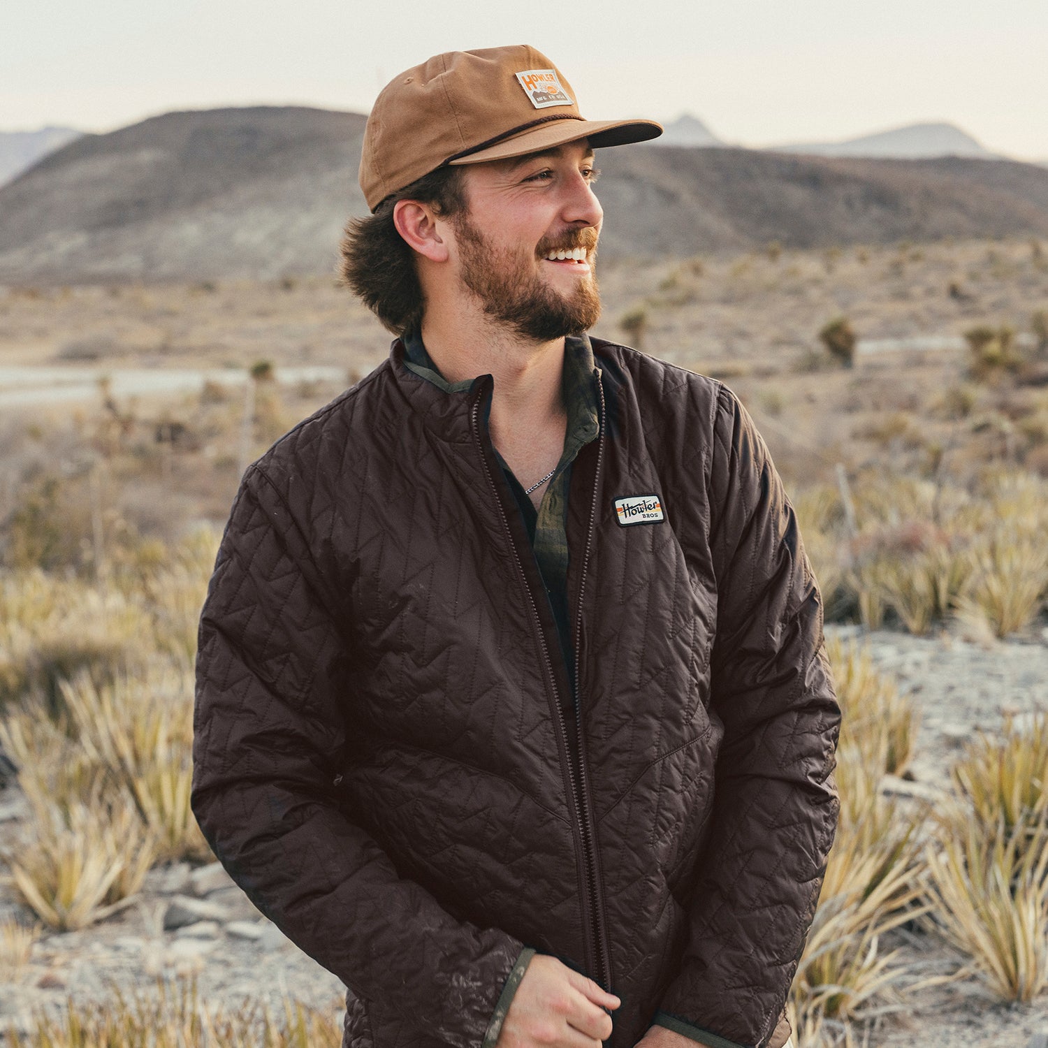 Voltage Quilted Jacket - Bark