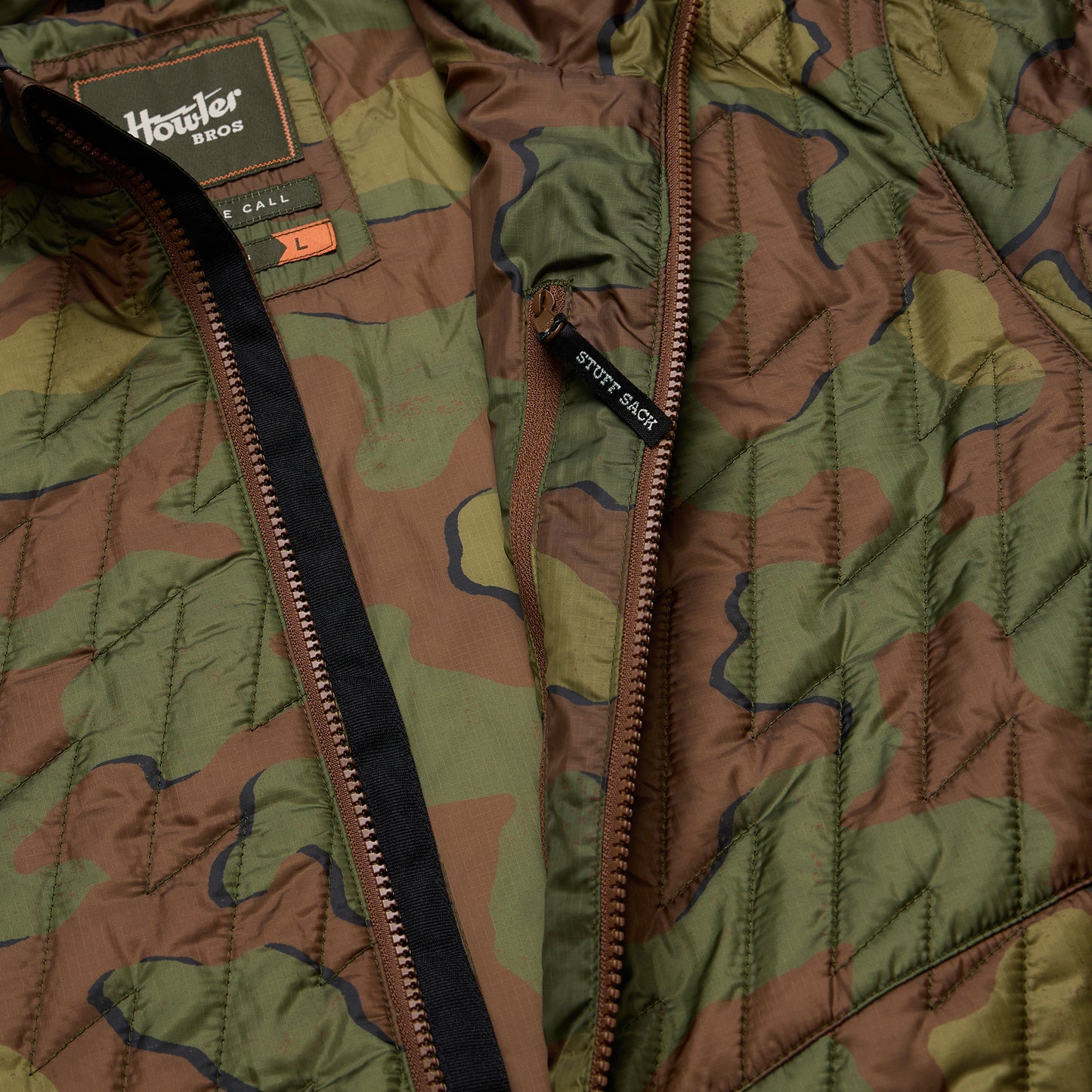 Voltage Quilted Jacket - Mimetico : Fatigue