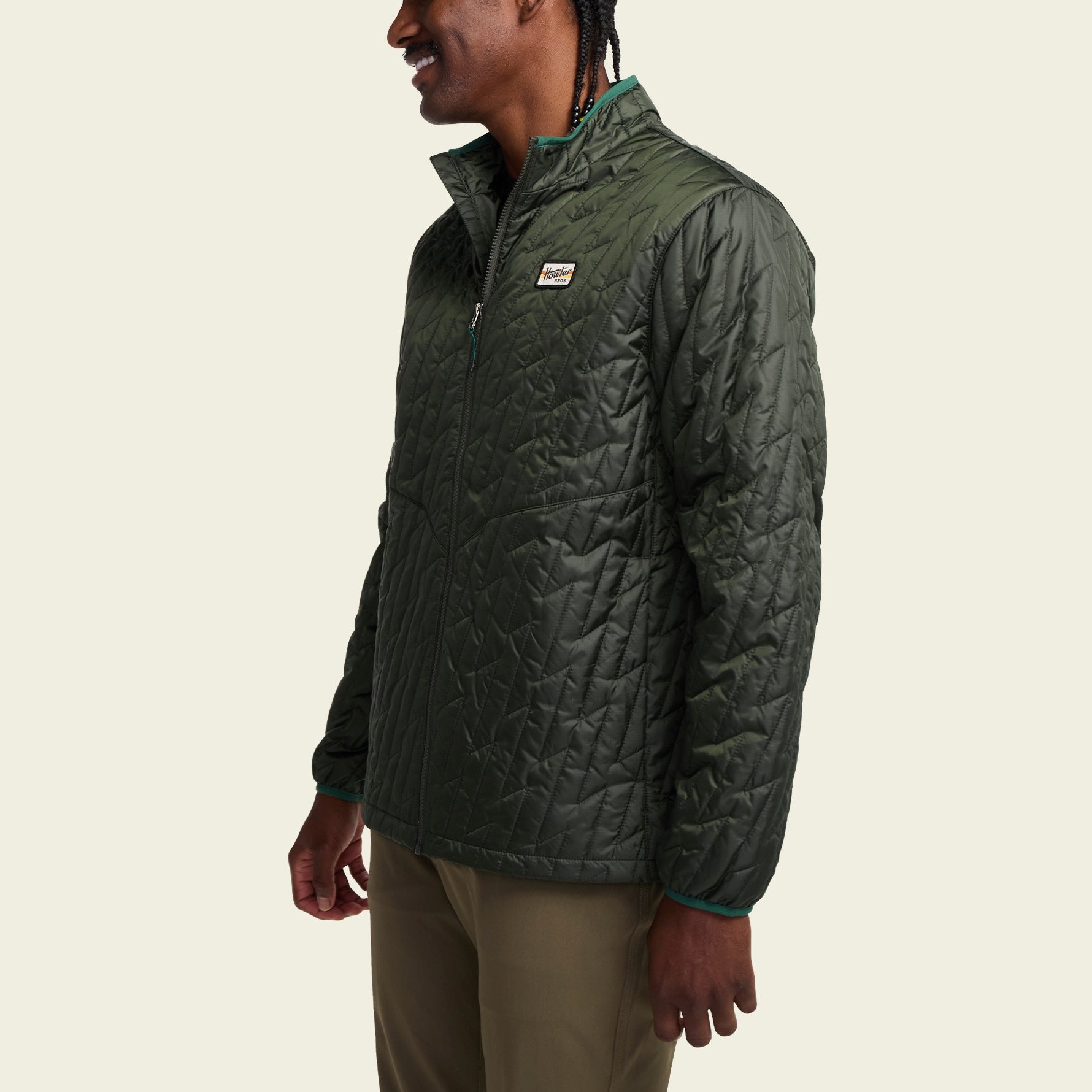 Voltage Quilted Jacket - Pine Needle – HOWLER BROTHERS