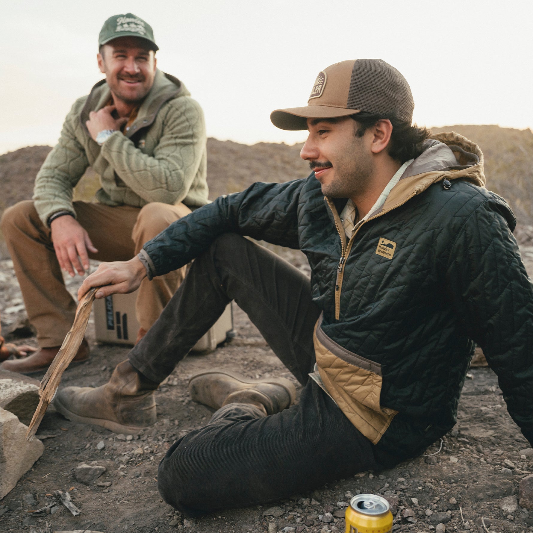 Voltage Quilted Pullover - Black N' Gold – HOWLER BROTHERS
