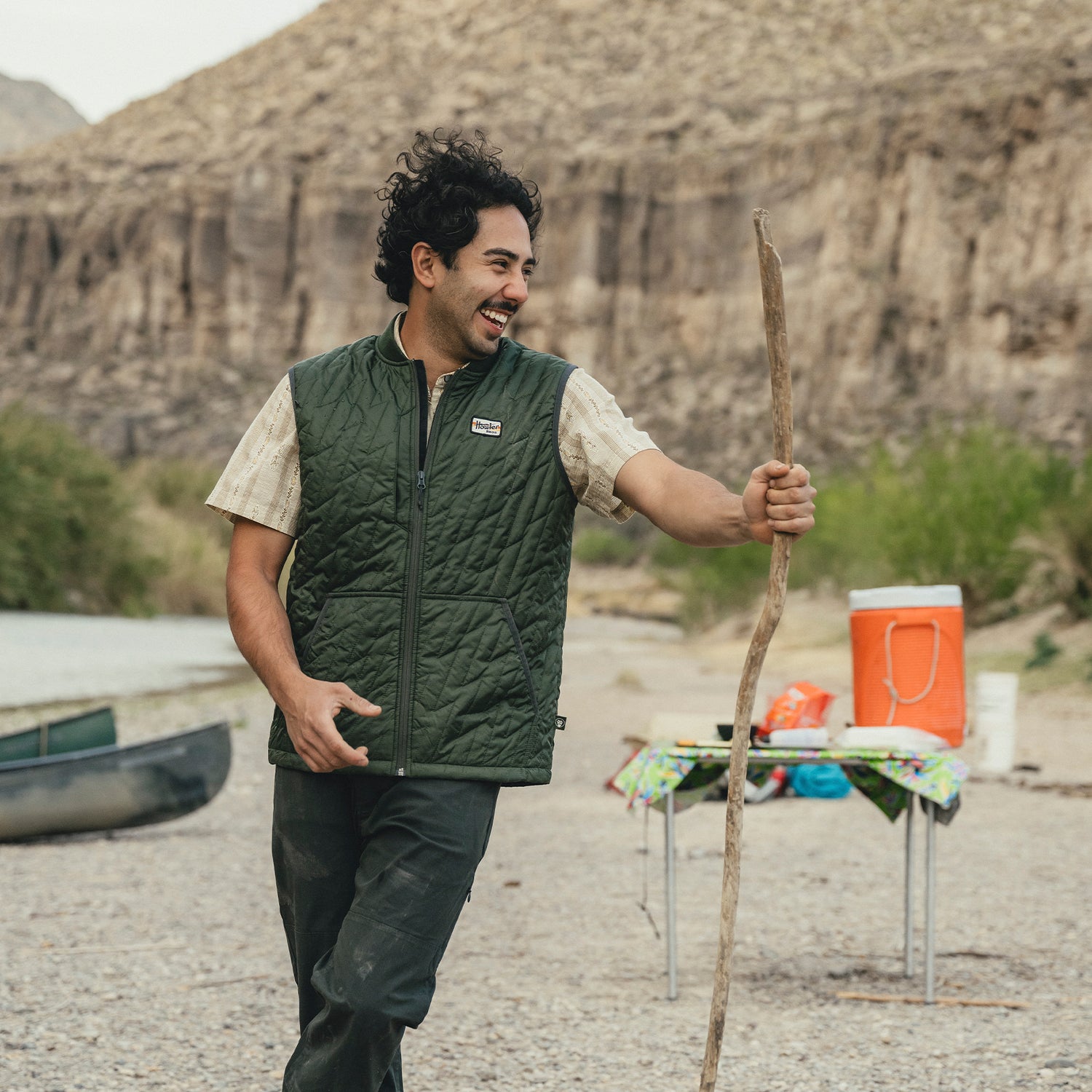 Voltage Quilted Vest - Pine Needle