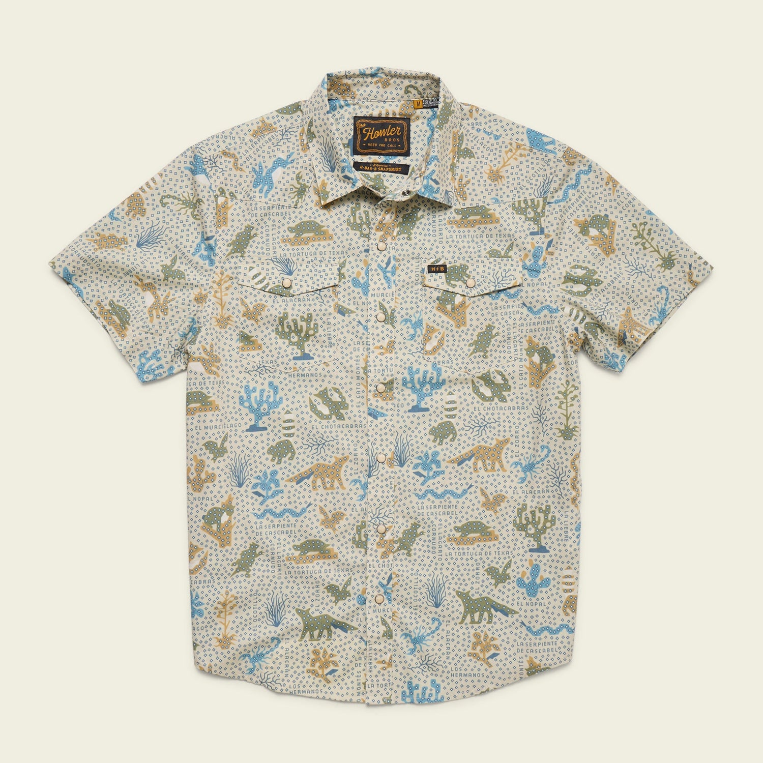 H Bar B Snapshirt - Ecosistema : Sand