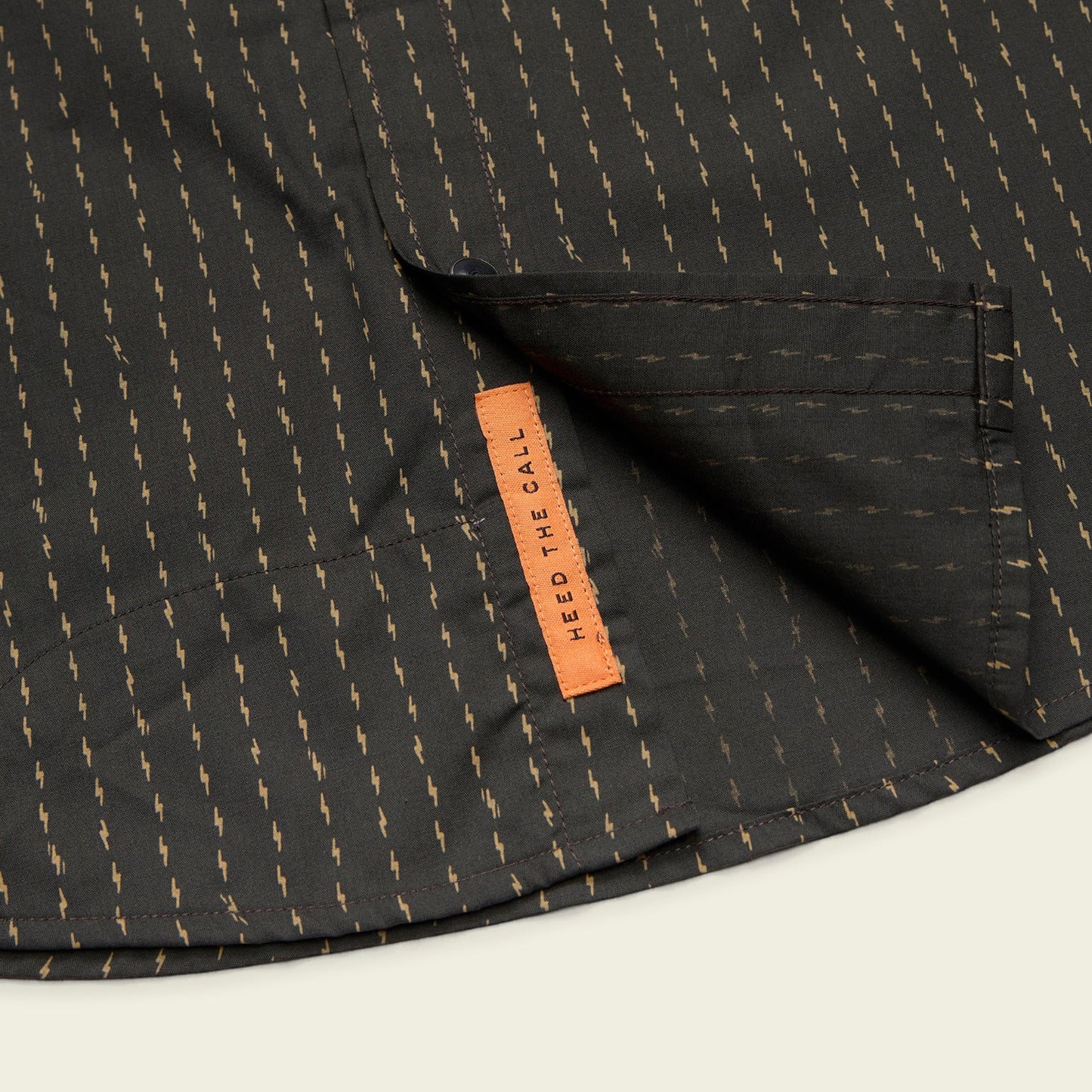 H Bar B Snapshirt - Power Lines : Antique Black
