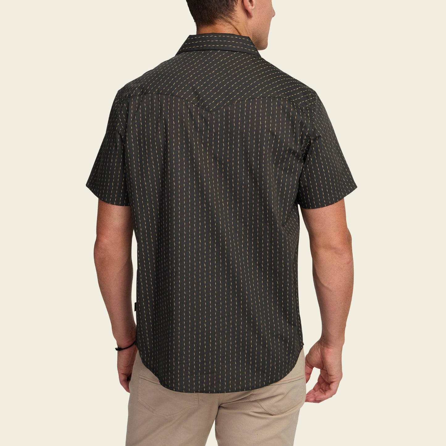 H Bar B Snapshirt - Power Lines : Antique Black