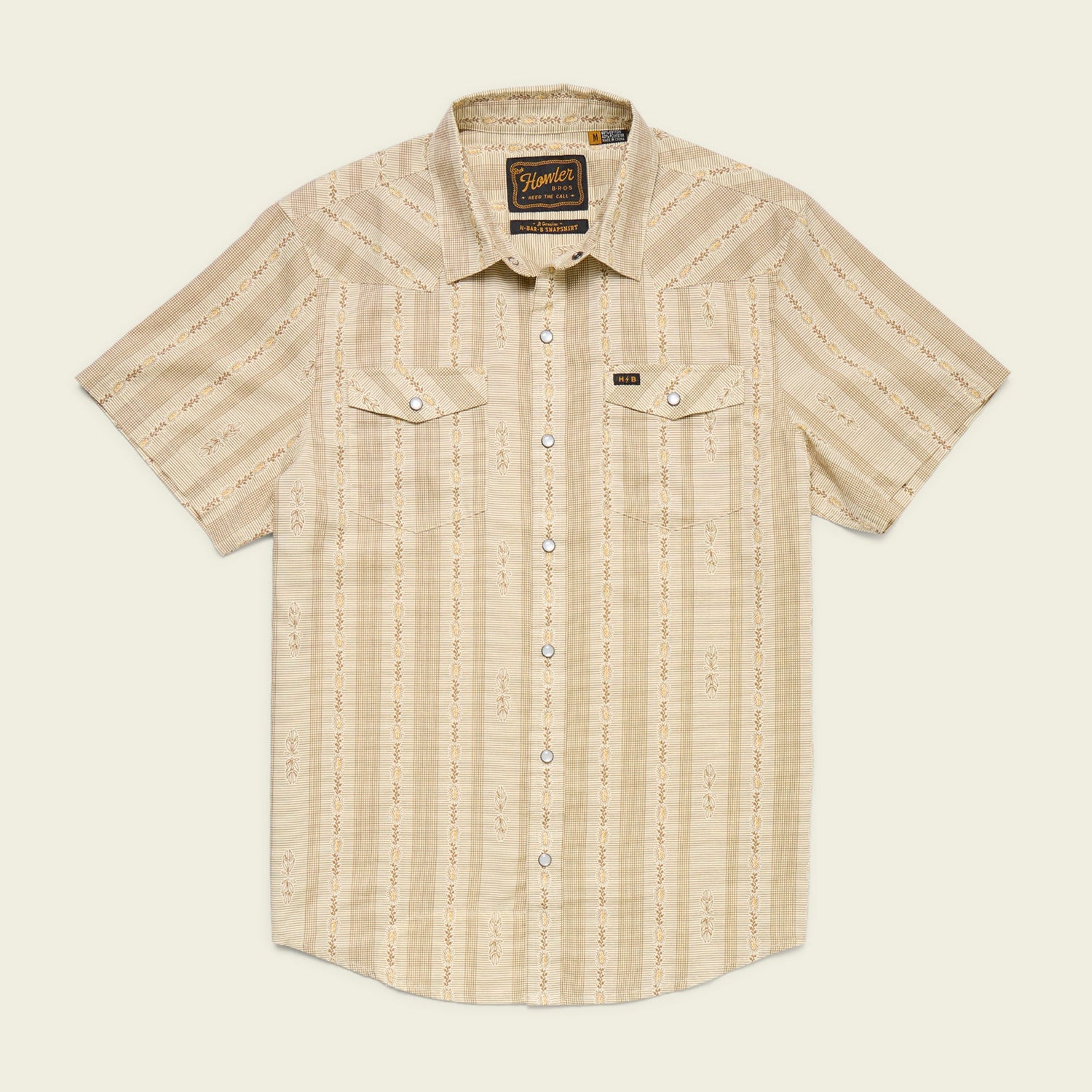 H Bar B Snapshirt - Prairie Garland : Dust