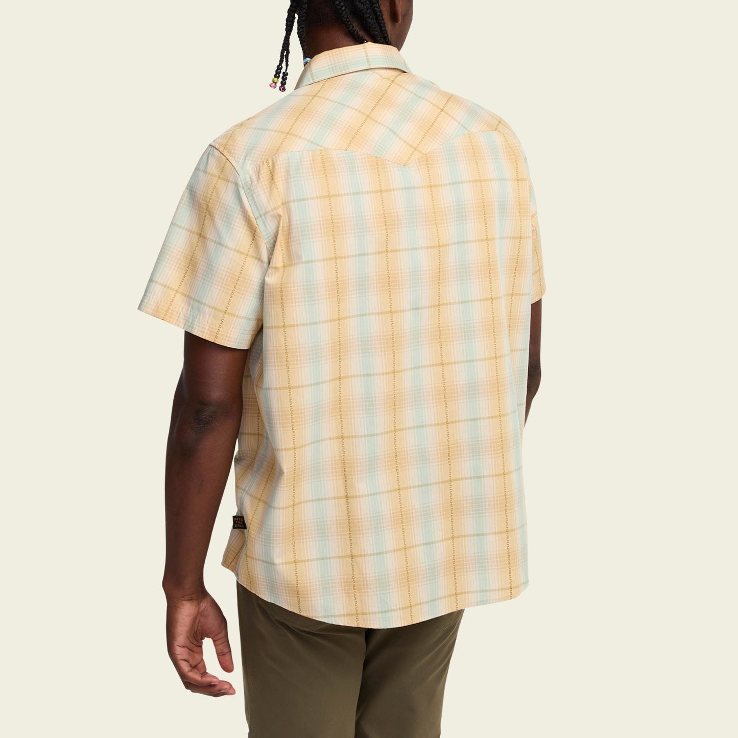 H Bar B Snapshirt - Prairie Plaid : Gold