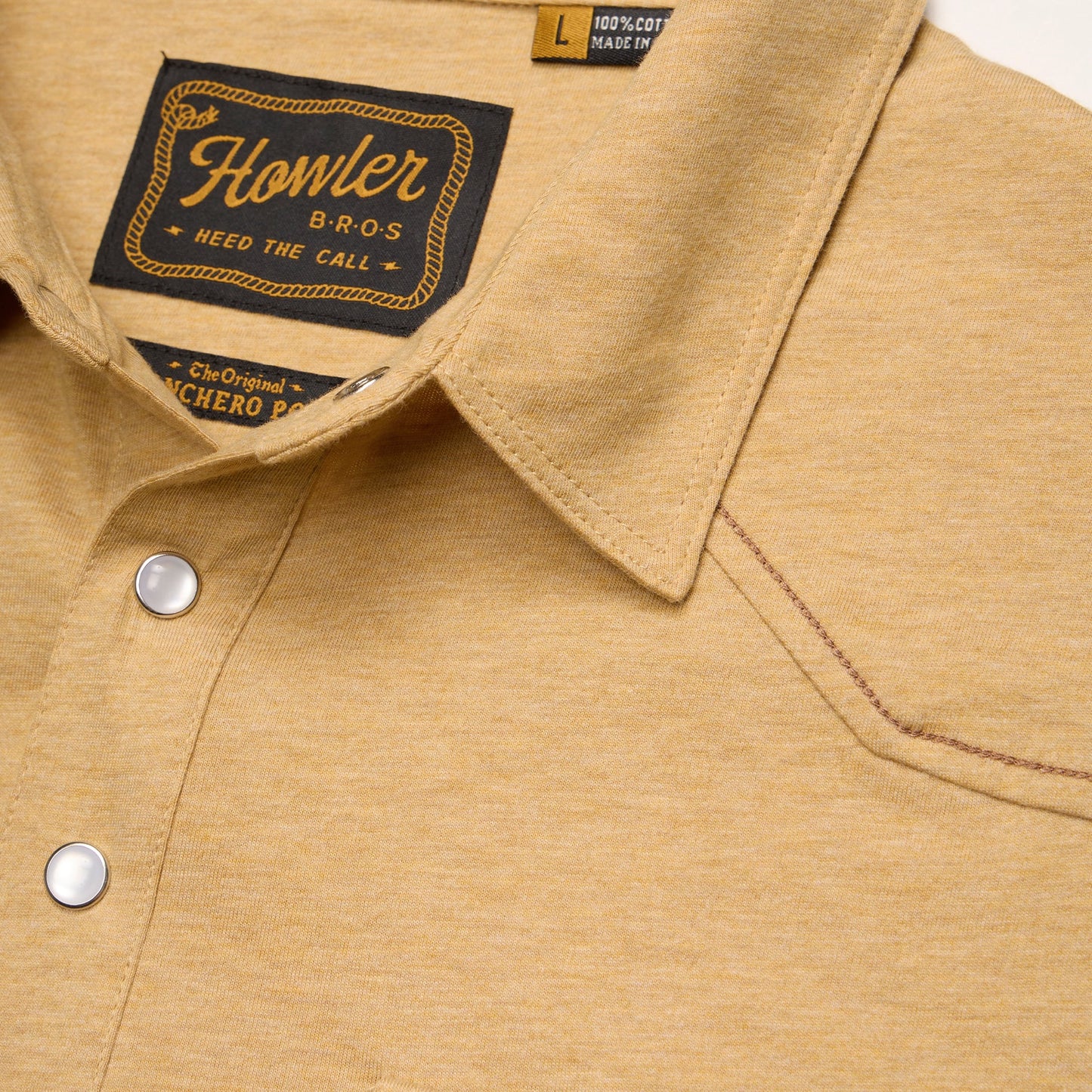Ranchero Polo - Old Gold Heather