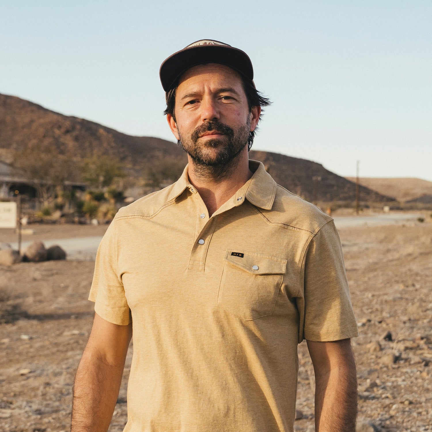 Ranchero Polo - Old Gold Heather