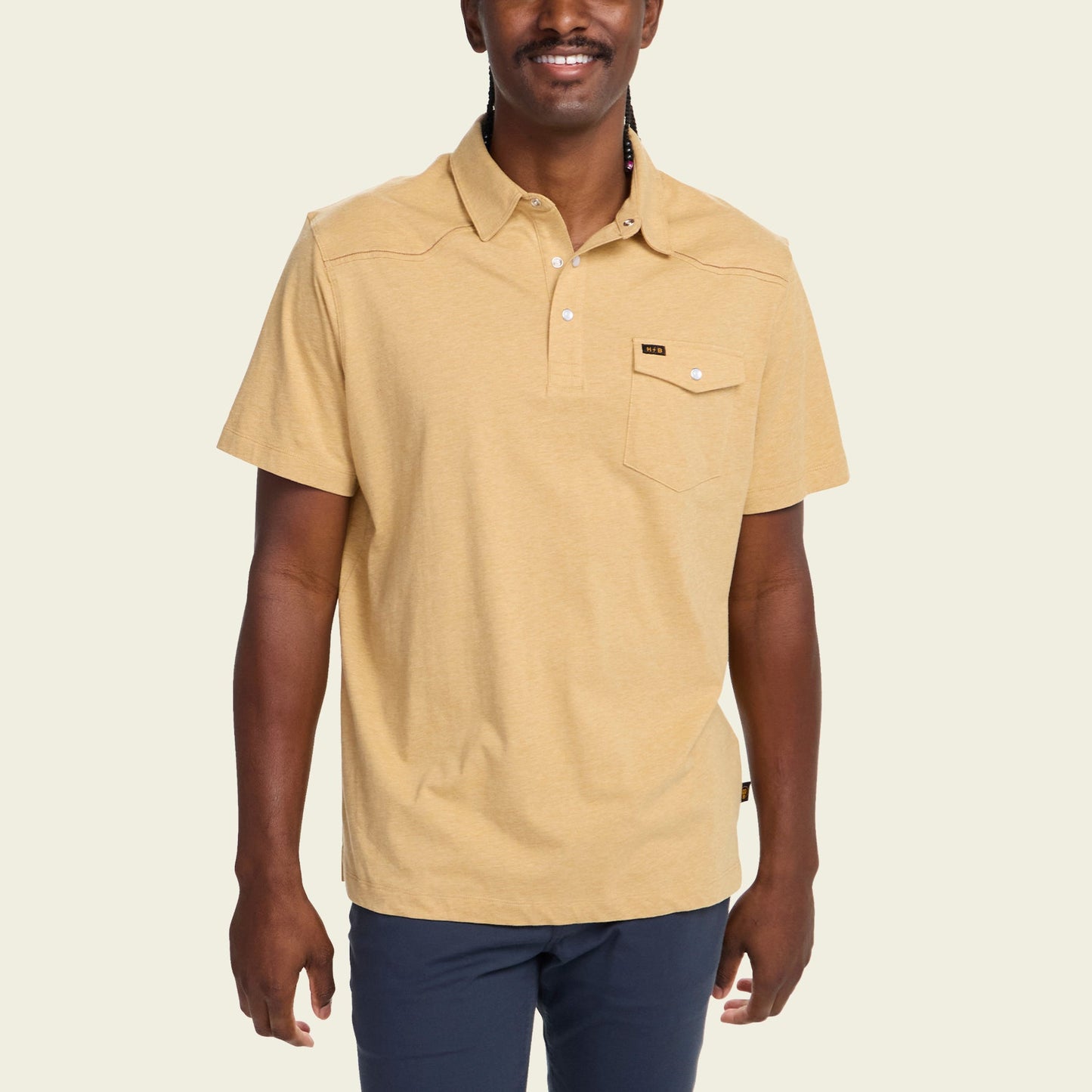 Ranchero Polo - Old Gold Heather