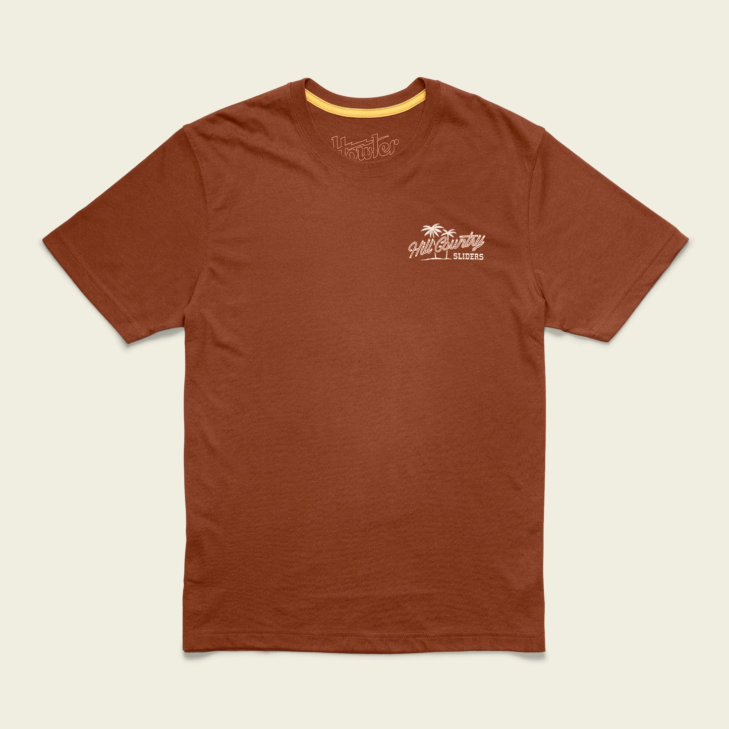 HCS Inland Surf Club Cotton T-Shirt - Caramel