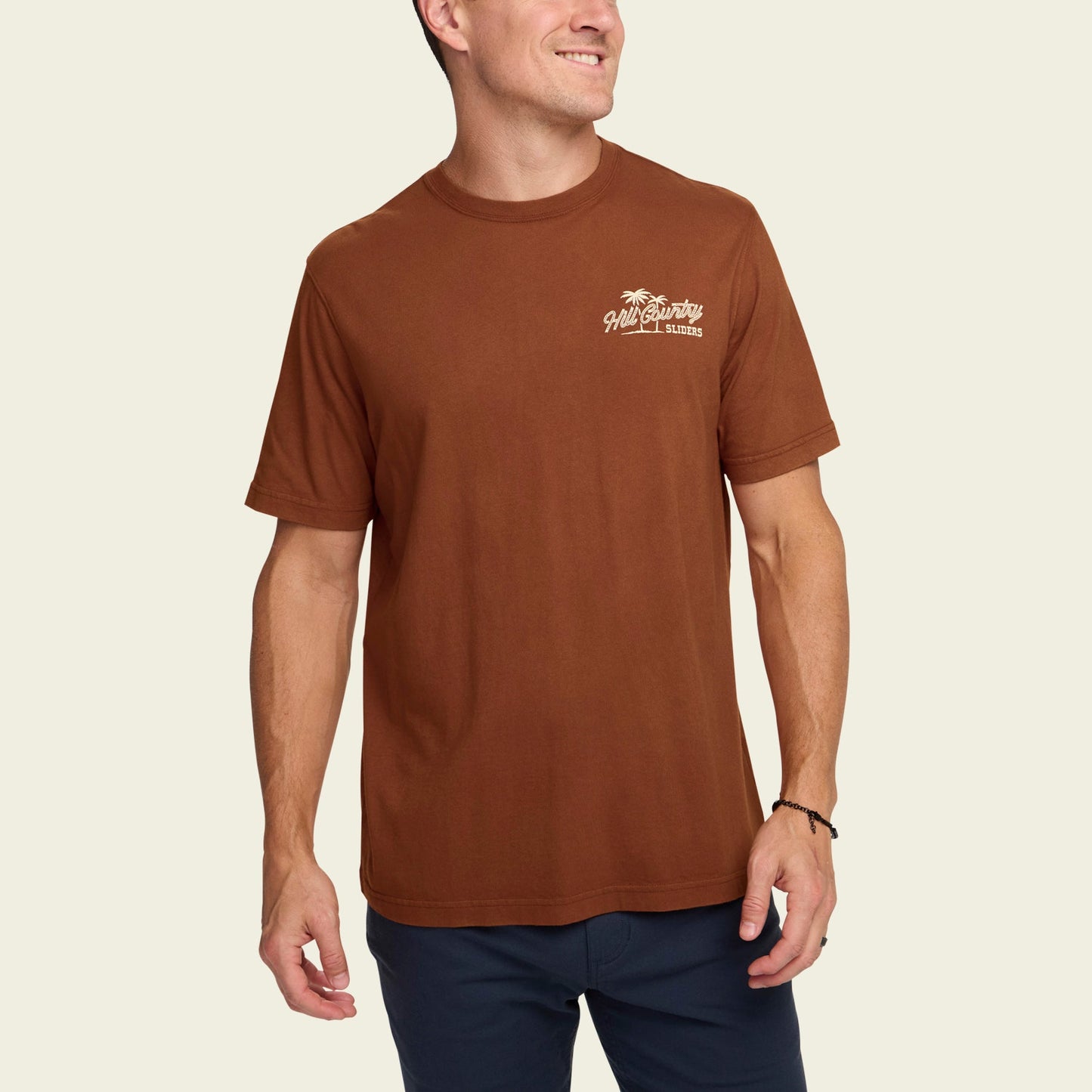 HCS Inland Surf Club Cotton T-Shirt - Caramel