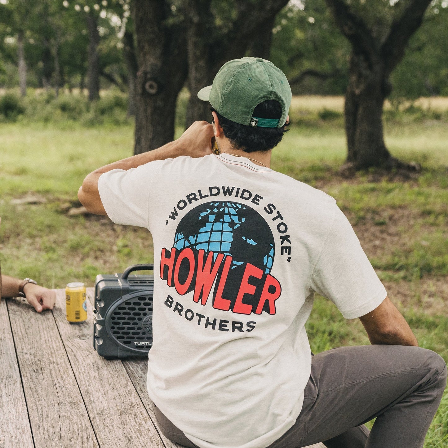 Worldwide Howler Cotton T-Shirt - Grey Heather