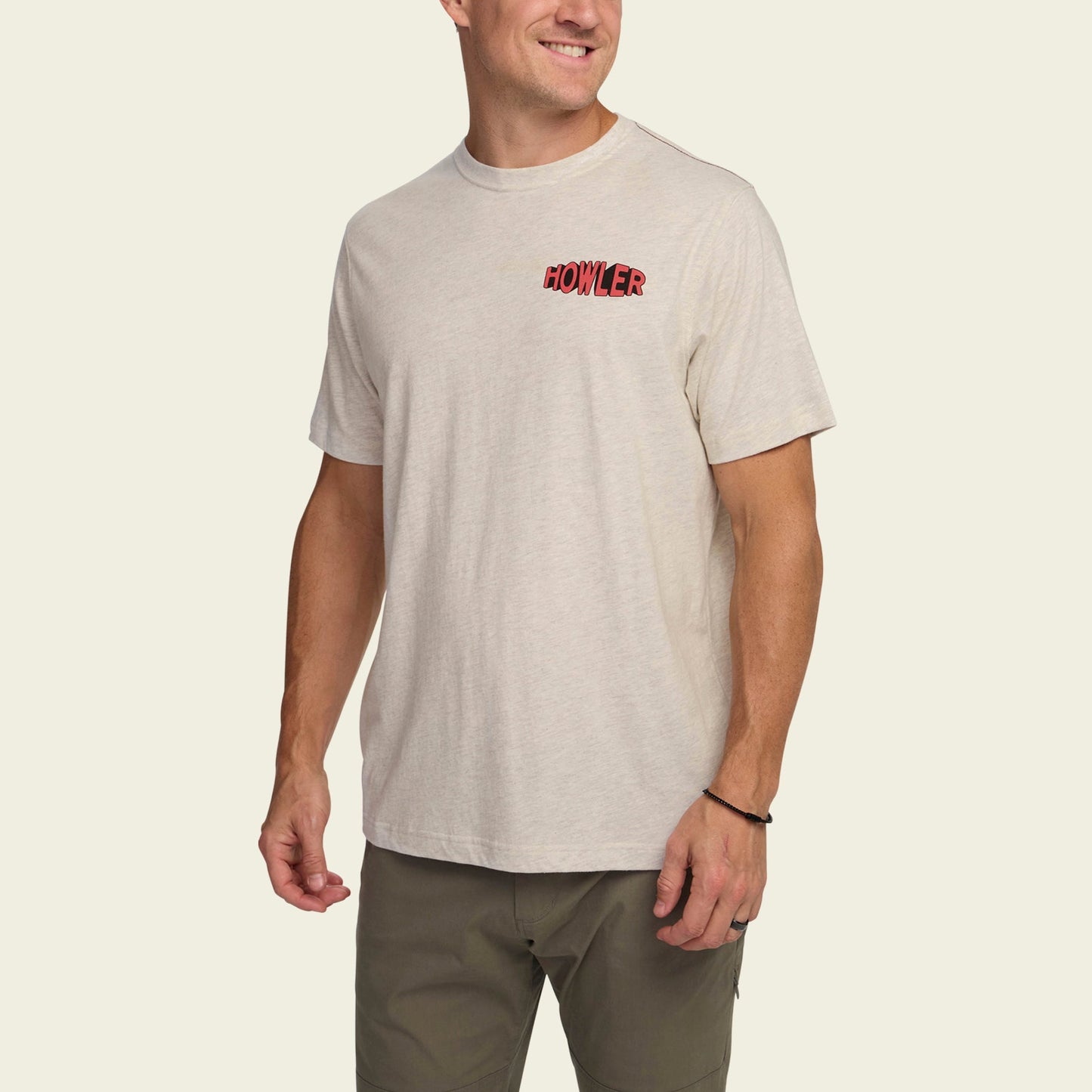 Worldwide Howler Cotton T-Shirt - Grey Heather