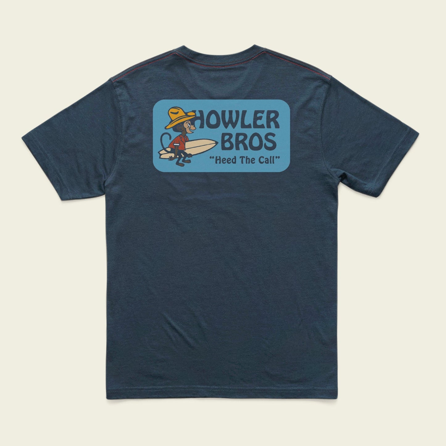 El Monito Surfs Badge T-Shirt - Key Largo