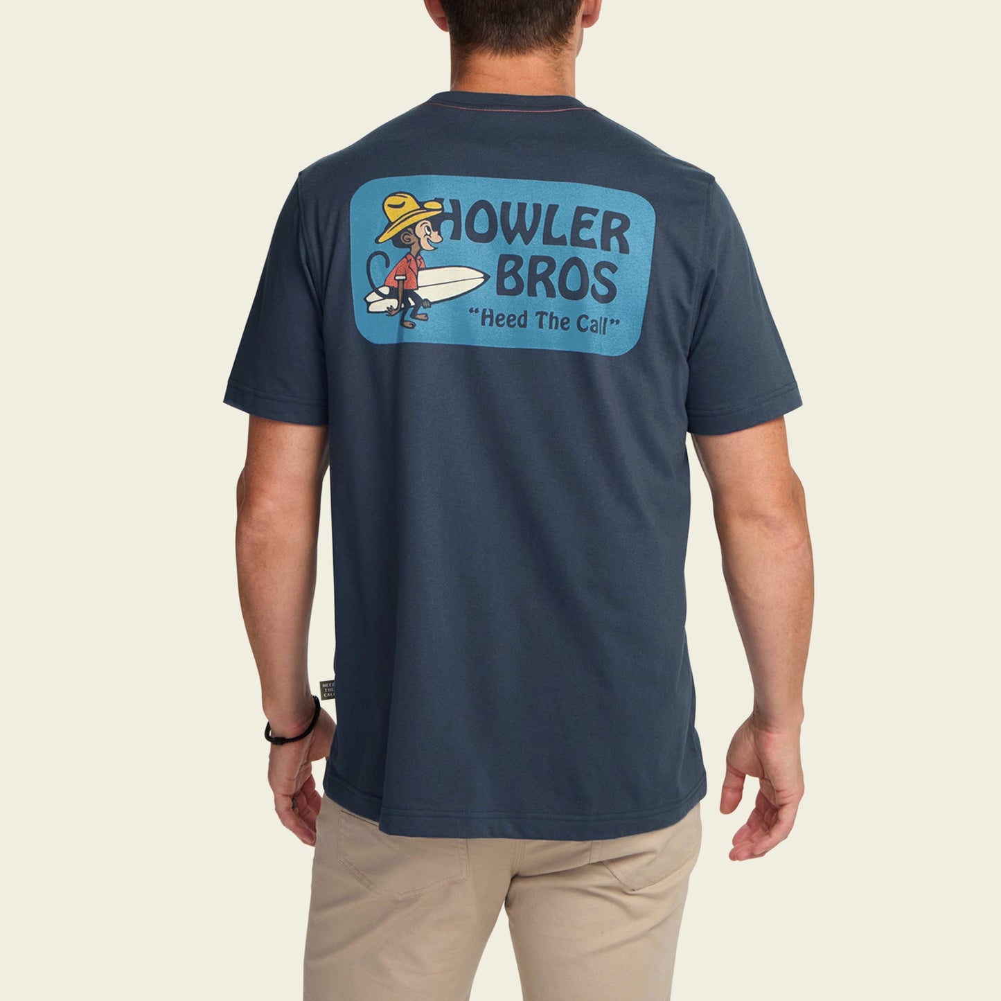 El Monito Surfs Badge T-Shirt - Key Largo
