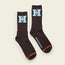 H-Bolt Socks - Brown / Light Blue