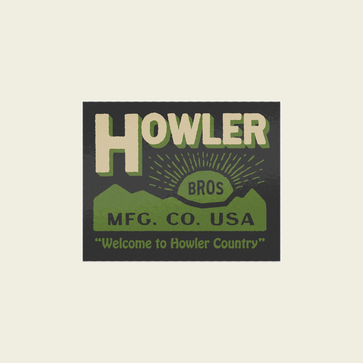 HB Mfg. Co. Sticker - View 1