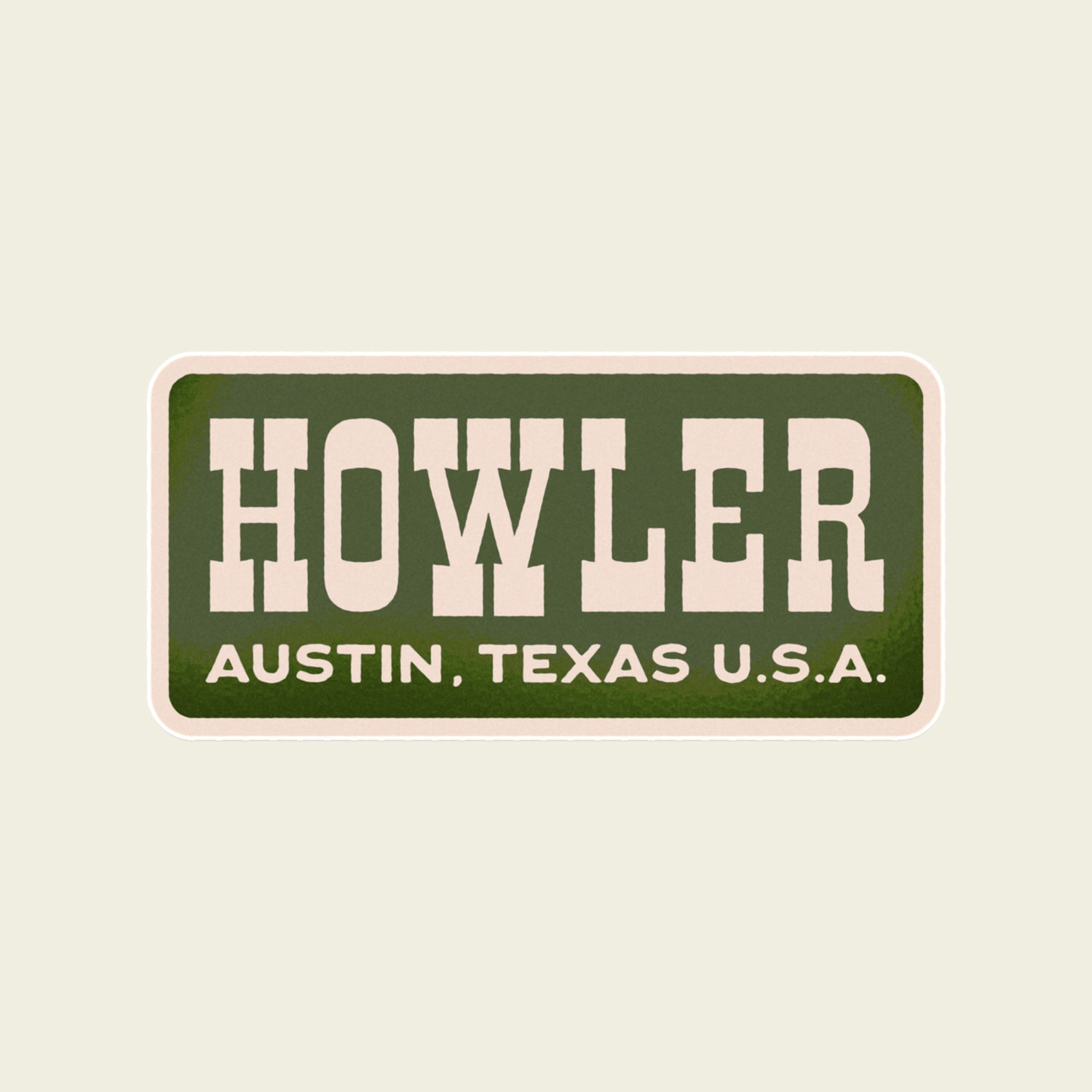 Howler Slab Sticker - View 1
