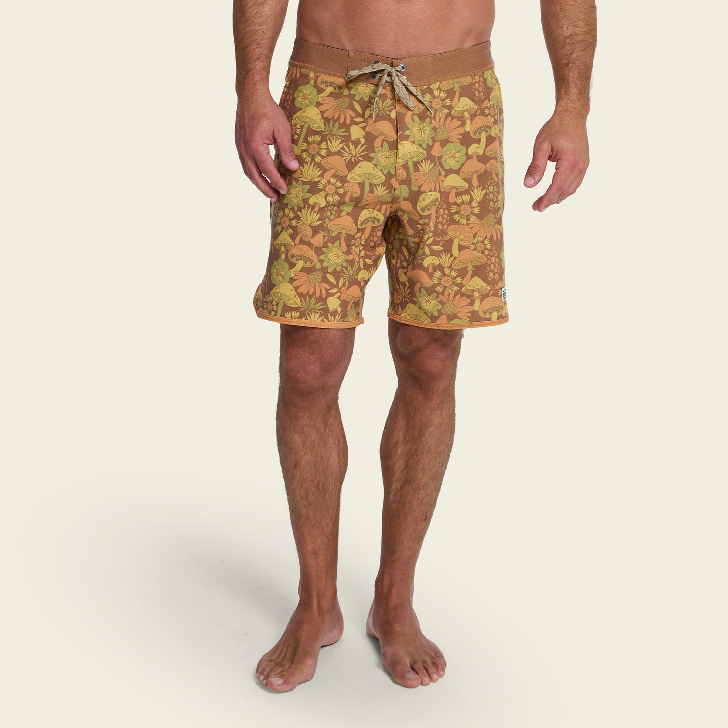 Bruja Boardshorts - Fungi Forage : Duck Brown - View 4