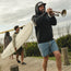 Deep Set Boardshorts - Pond Patterns : Iron Blue