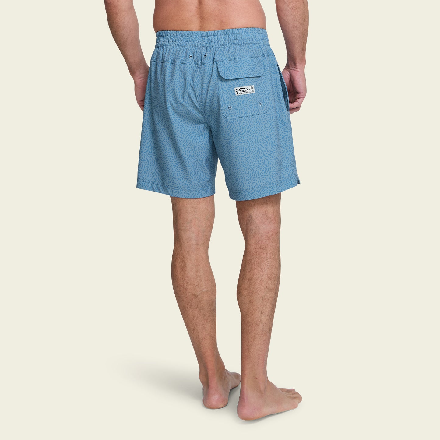 Deep Set Boardshorts - Pond Patterns : Iron Blue - View 5