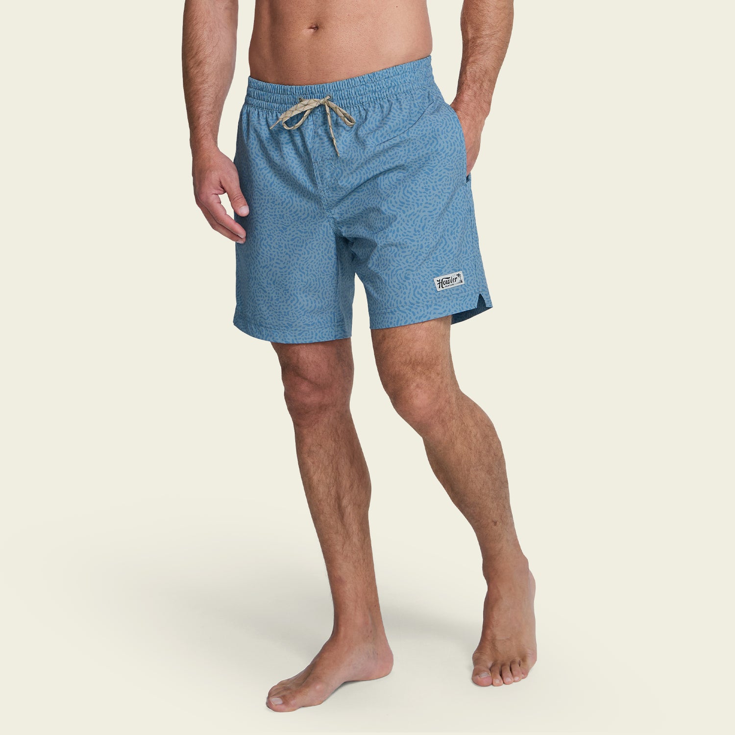 Deep Set Boardshorts - Pond Patterns : Iron Blue - View 4