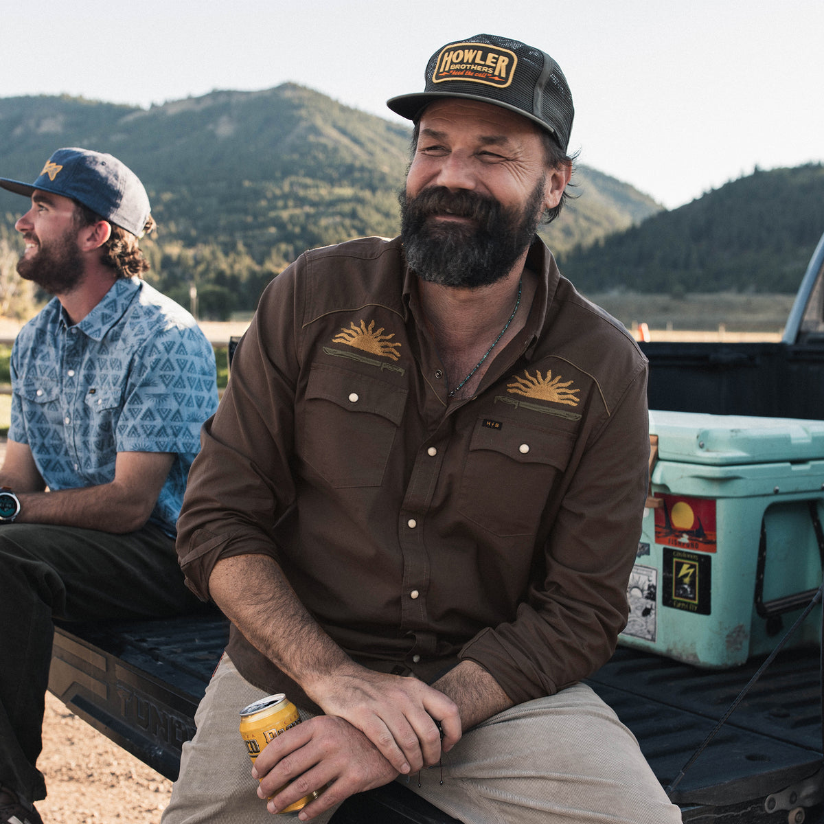 Crosscut Deluxe Snapshirt - Sharp Dawn : Earth - View 2