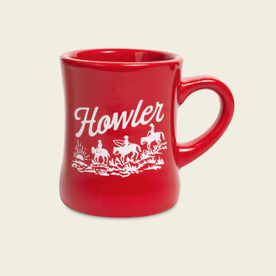 Diner Mug - Howler Posse : Red