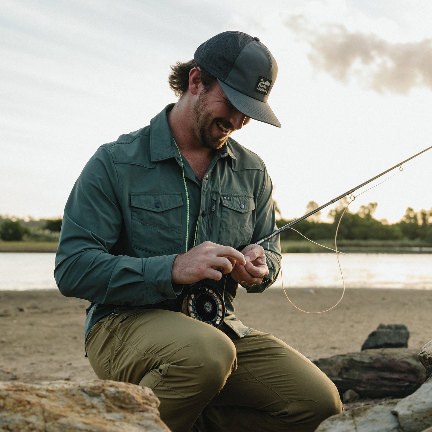 Aperture Tech Snapback - Howler Arroyo : Gunmetal / Midnight - View 4