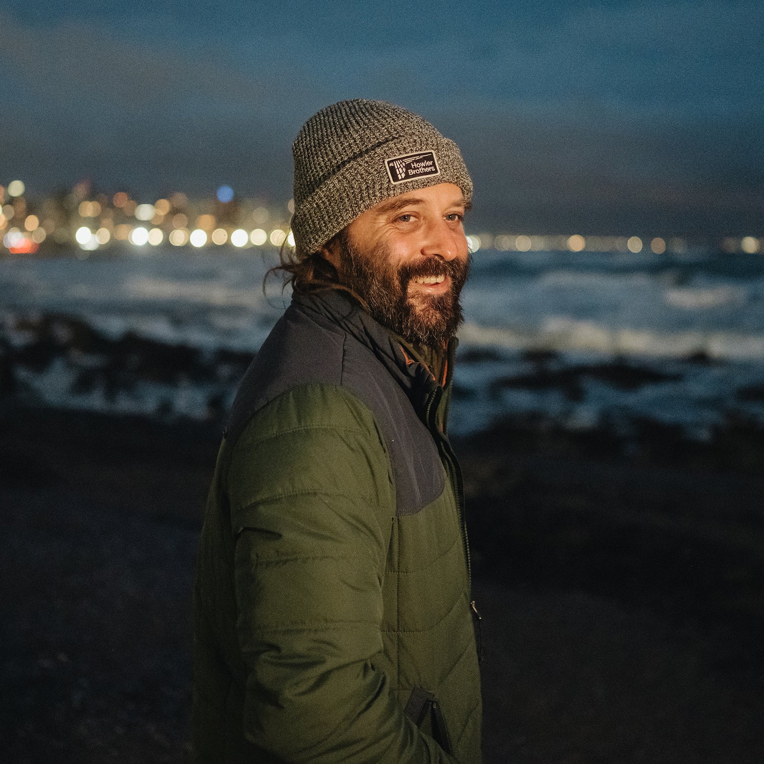 Hawkeye Beanie - Parrot Patrol : Mottled Olive