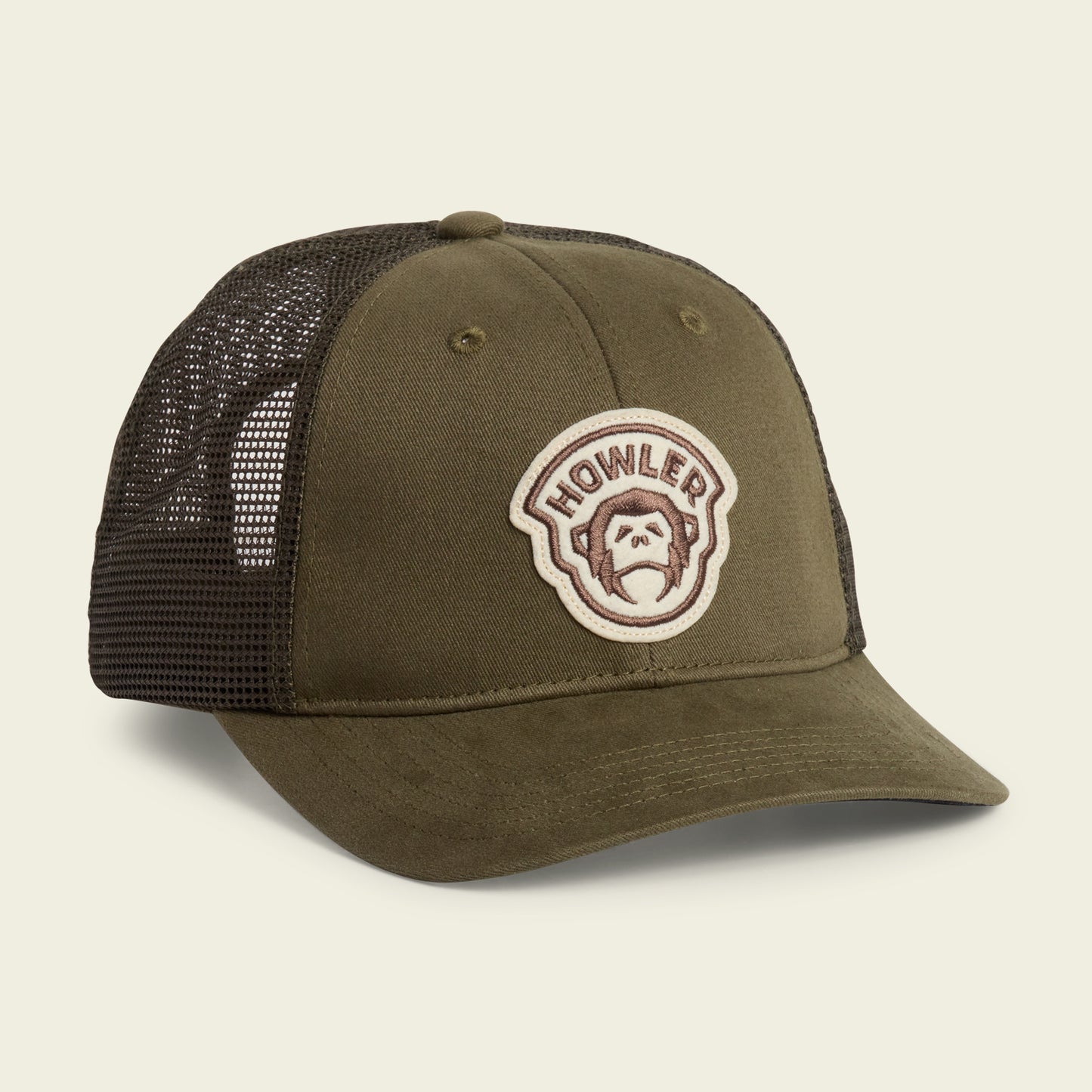El Mono Badge Standard Hat - Rifle Green - View 1